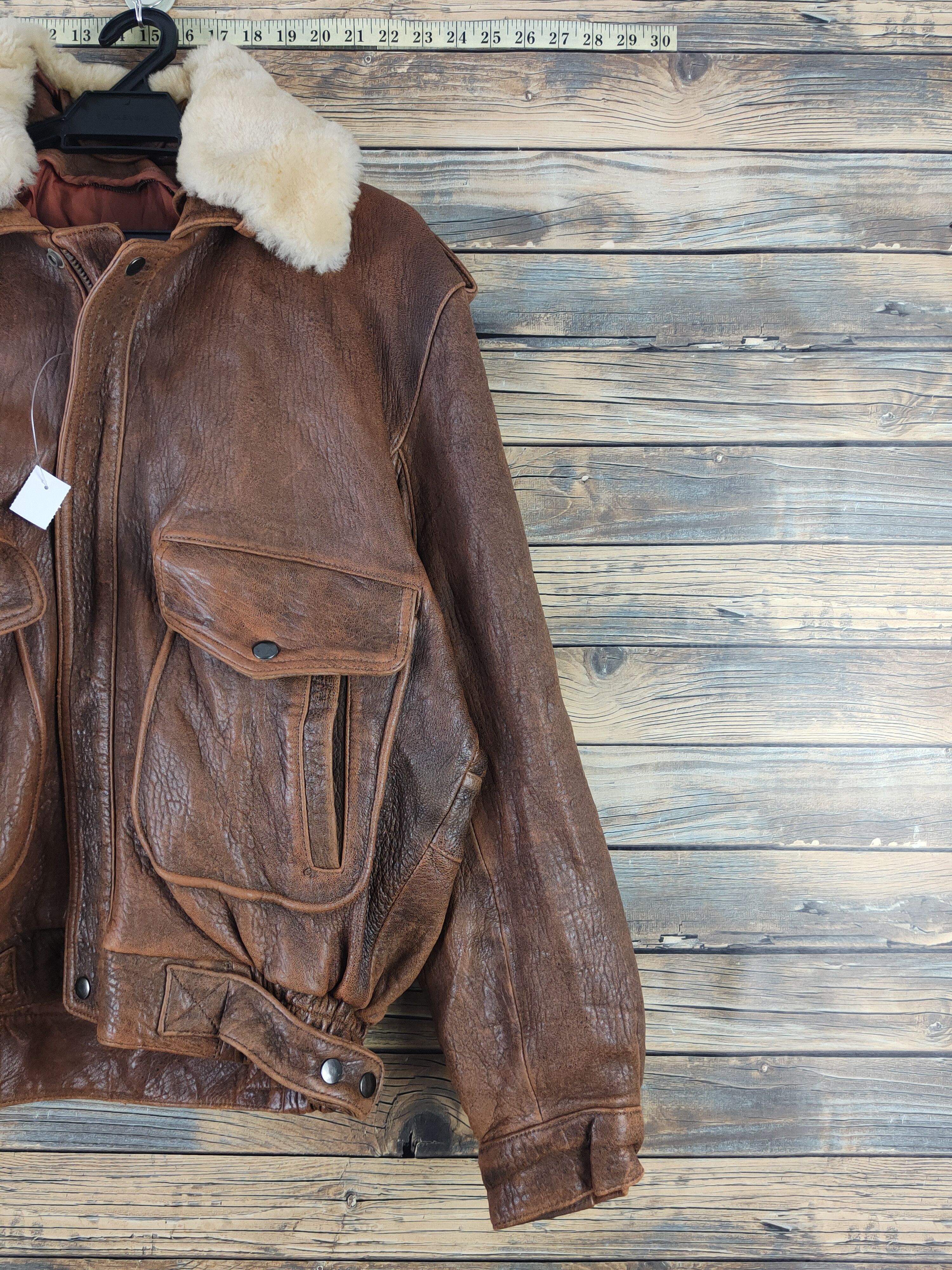 Vintage DL Bravery Chieftain Brown vintage Leather Jackets #W2260 Size US L / EU 52-54 / 3 - 6 Thumbnail