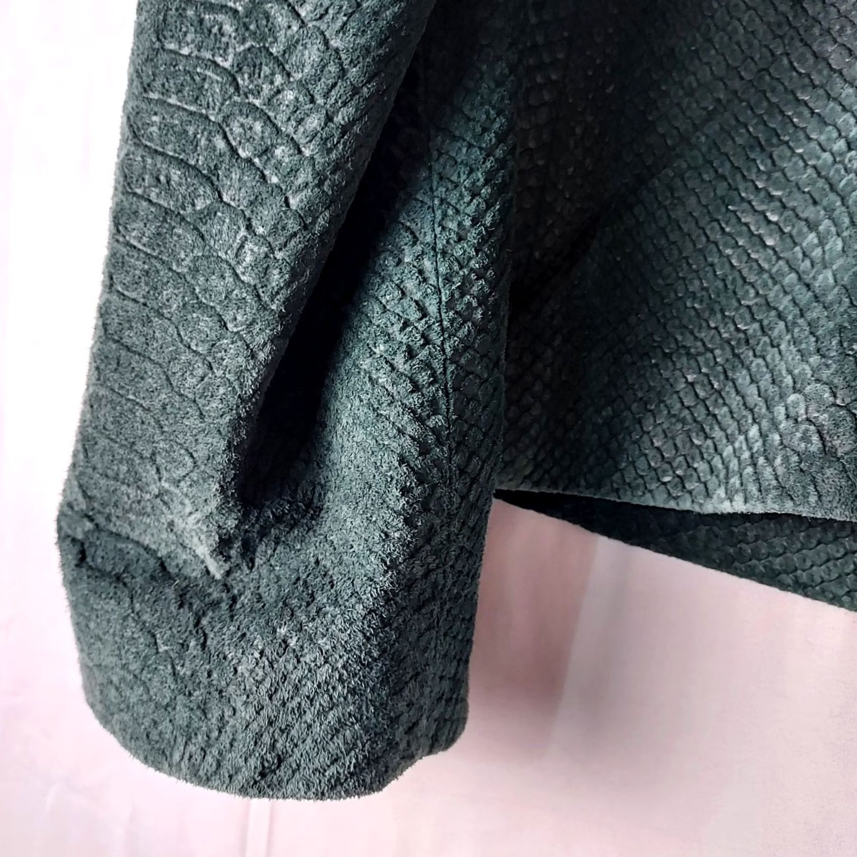 Vintage VINTAGE? No — Bernardo Leather Jacket Women's L Green Forest Genuine Leather Polyester Lining Jacket Men? Womens Size L / US 10 / IT 46 - 5 Thumbnail