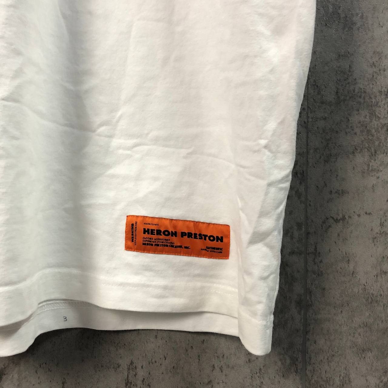 Heron Preston Heron Preston "CTИЛЬ" Mock Neck T-Shirt. Size US XXL / EU 58 / 5 - 4 Thumbnail