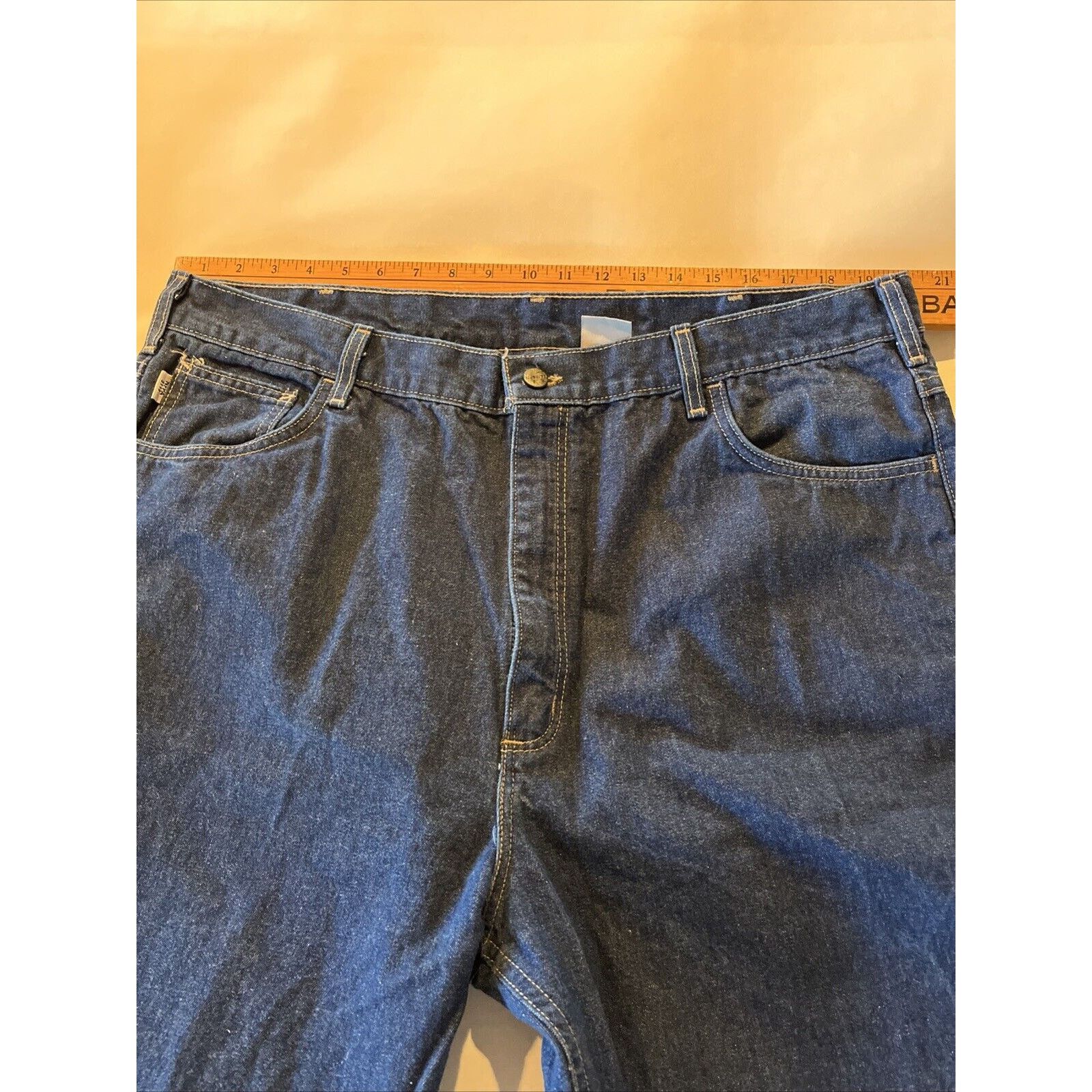 Carhartt Carhartt Flame Resistant Jeans Mens 40x34 Relaxed Denim Blue Size US 40 / EU 56 - 5 Thumbnail