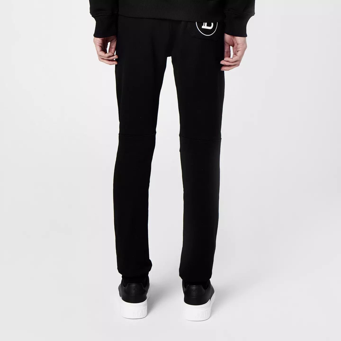 Balmain o1g2r1mq0426 Logo Cotton Sweatpants & Joggers in Noir Size US 36 / EU 52 - 3 Thumbnail