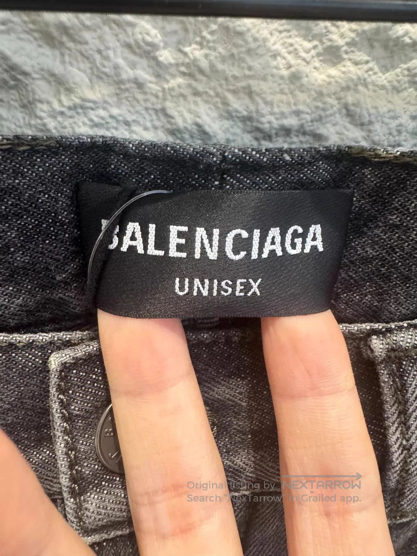 Balenciaga Black Denim Jeans . Size US 30 / EU 46 - 2 Thumbnail