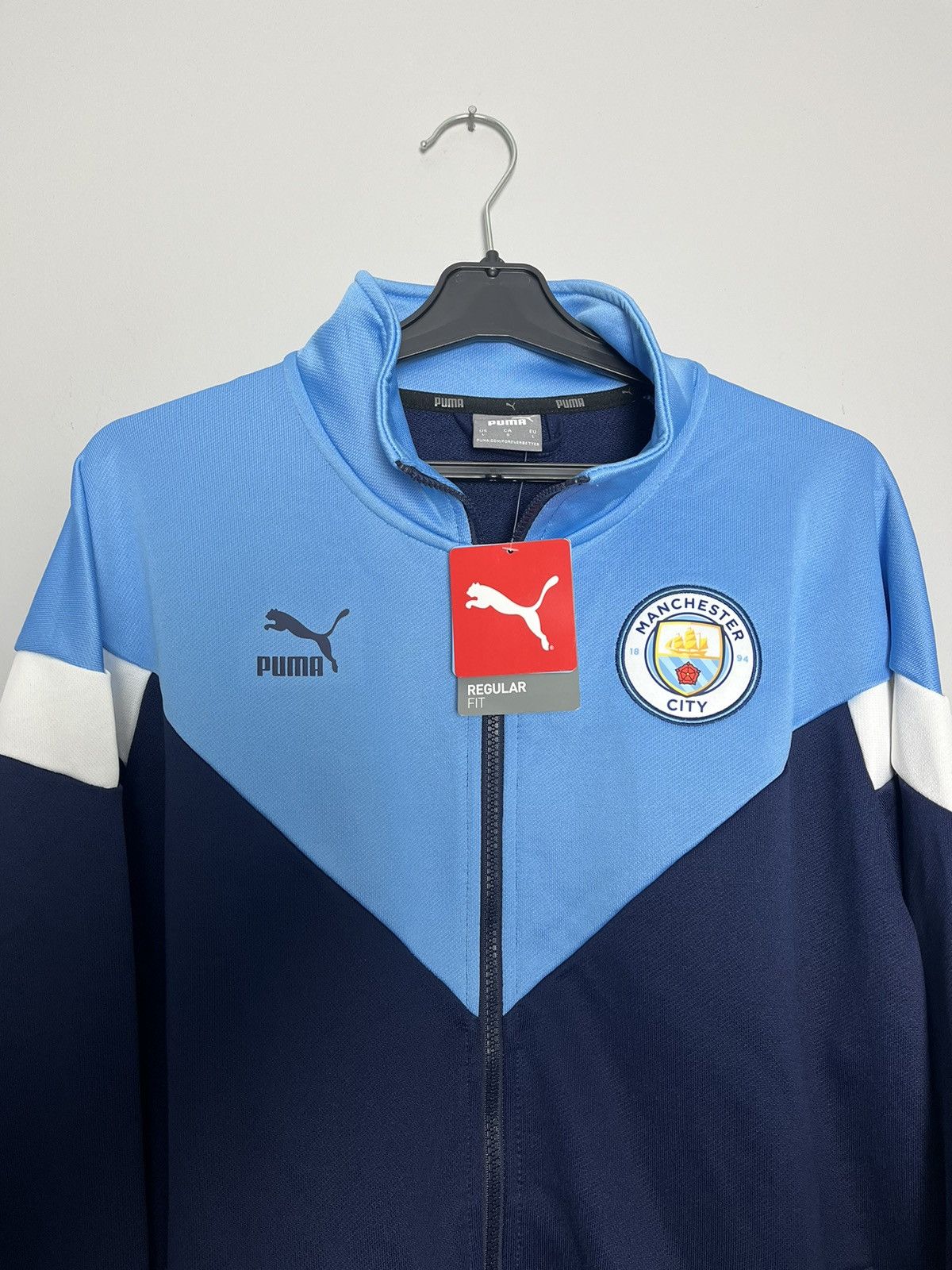 Puma Puma Manchester City zip sweatshirt with tags soccer footbal Size US L / EU 52-54 / 3 - 3 Thumbnail