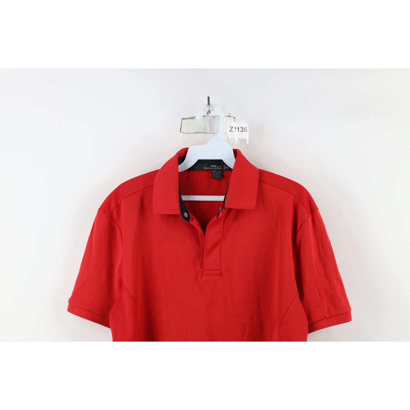 Polo Ralph Lauren Ralph Lauren RLX Distressed Spell Out Knit Tech Polo Size US M / EU 48-50 / 2 - 2 Thumbnail