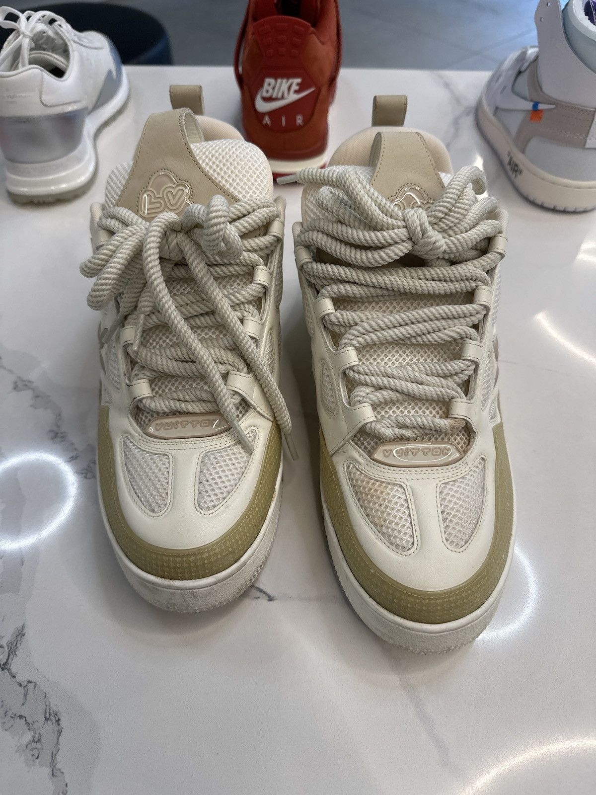 Louis Vuitton Louis Vuitton Skate Sneaker Beige Size US 13 / EU 46 - 2 Thumbnail