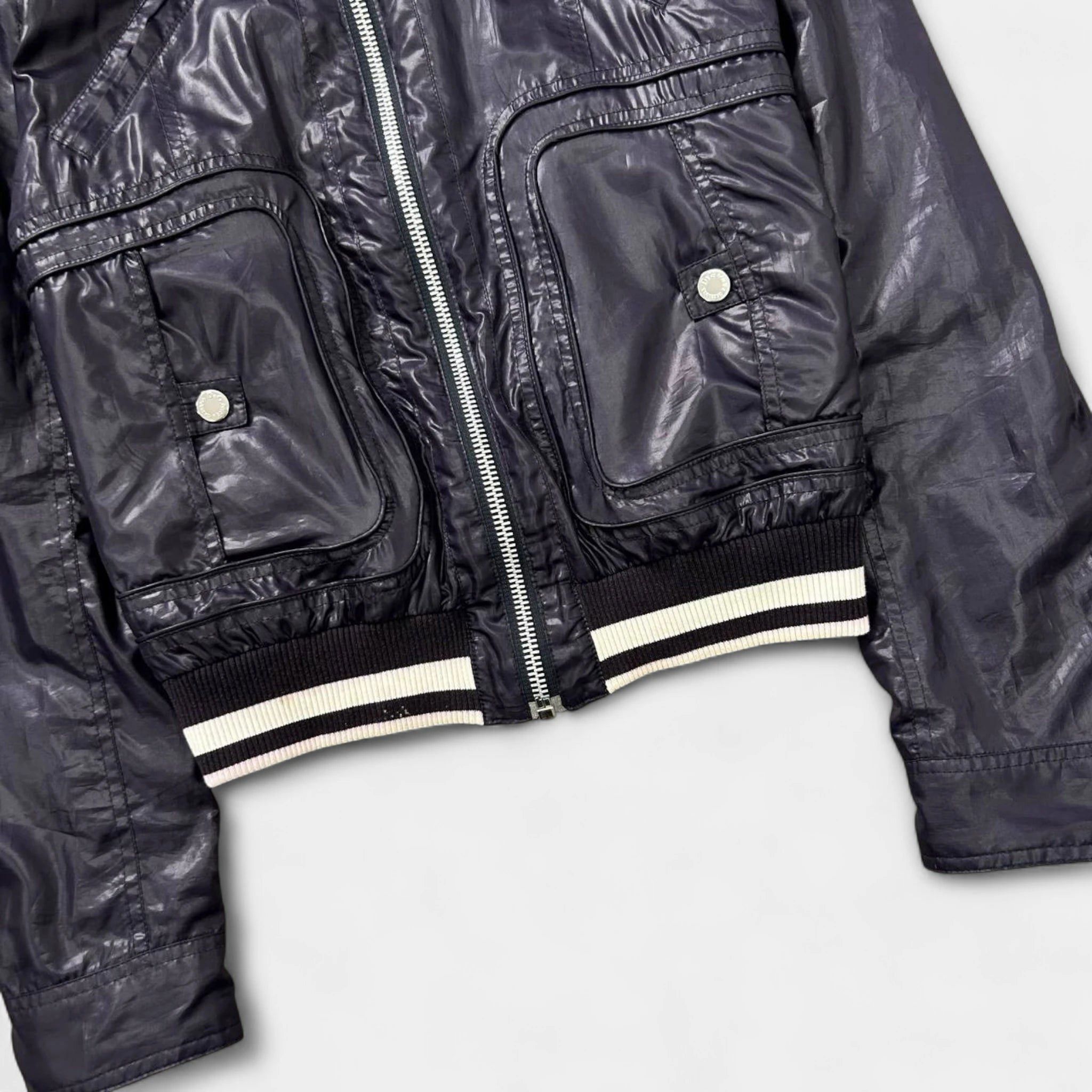 Dolce & Gabbana Dolce & Gabbana Light Nylon Purple Bomber Jacket Size US M / EU 48-50 / 2 - 3 Thumbnail