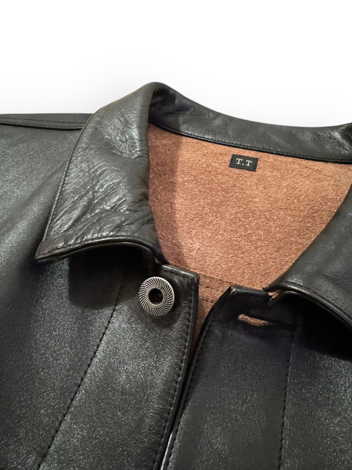 Taiga Takahashi Lot. 805 Work Leather Jacket (Black), size 40 Size US M / EU 48-50 / 2 - 3 Thumbnail