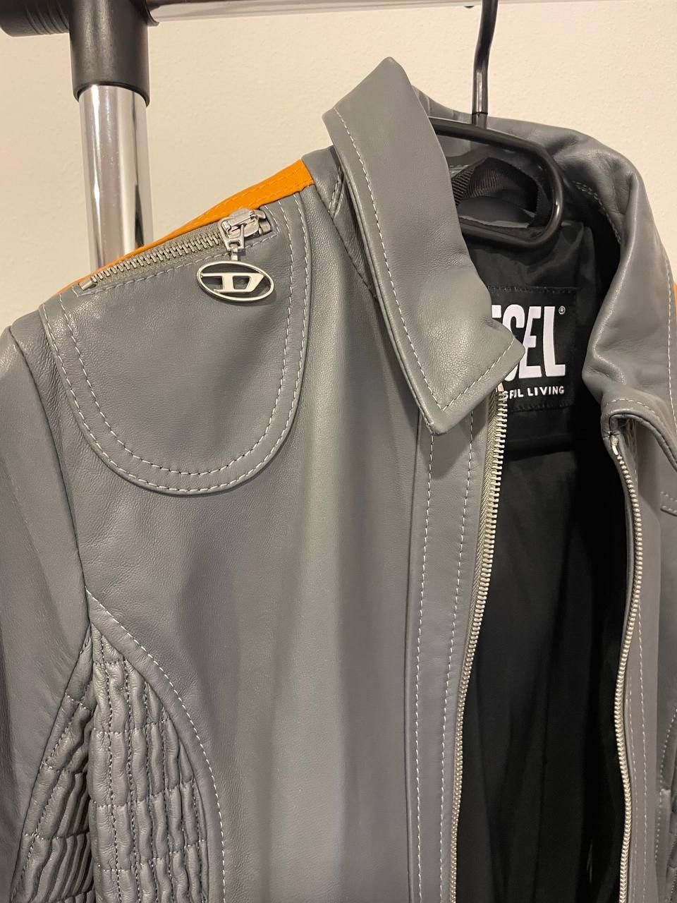Diesel Leather biker jacket Size M / US 6-8 / IT 42-44 - 5 Thumbnail