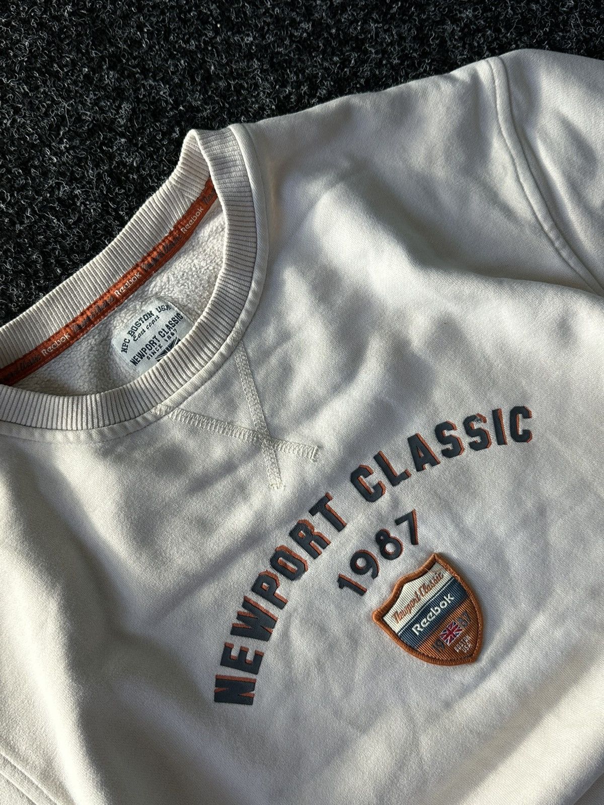 Reebok 🚨VINTAGE 1987 REEBOK BOSTON NEW PORT SWEATSHIRT SPORTs USA Size US M / EU 48-50 / 2 - 4 Thumbnail