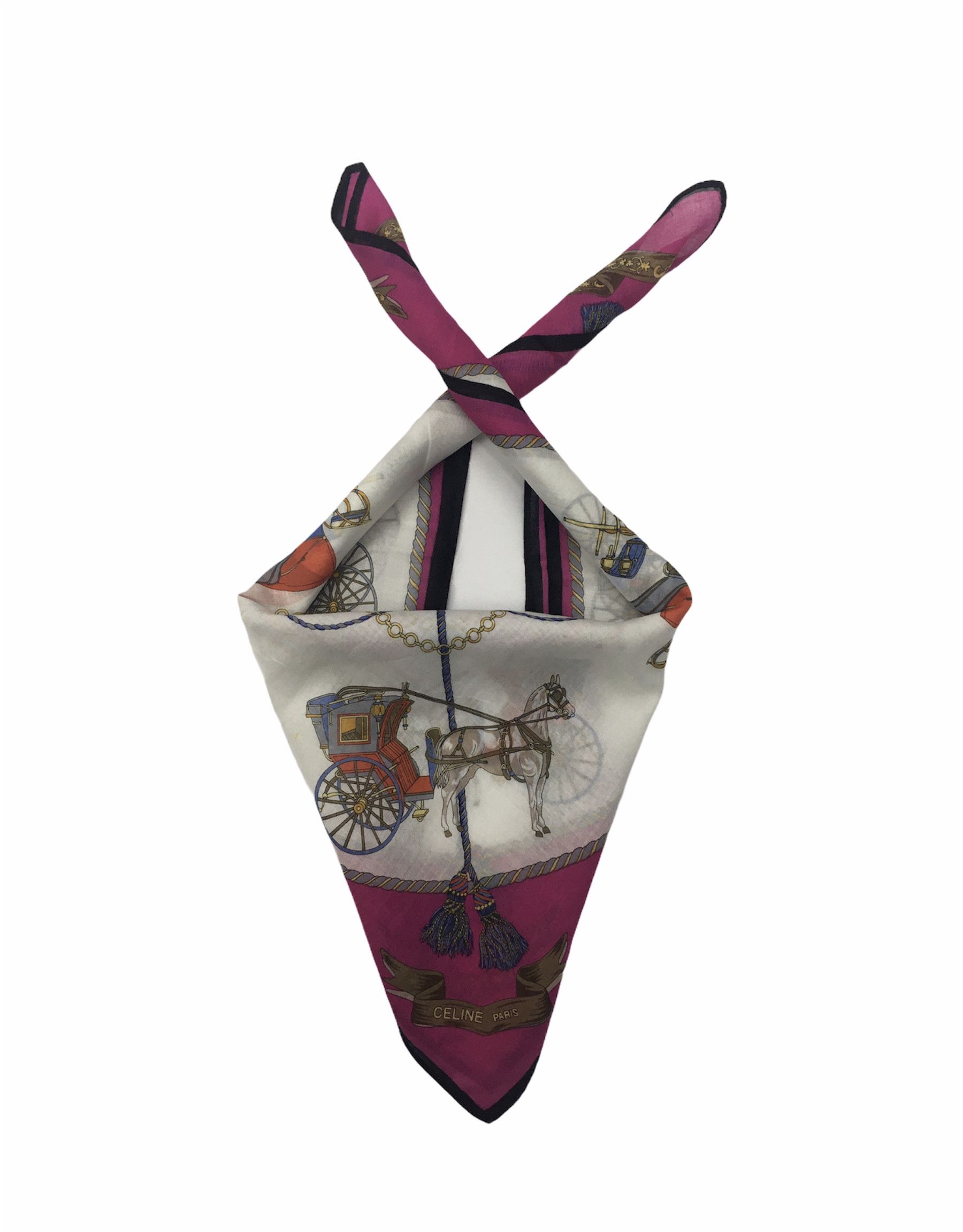 Celine Celine Paris Handkerchief / Bandana / Neckerchief HKC0140 Size ONE SIZE - 2 Thumbnail