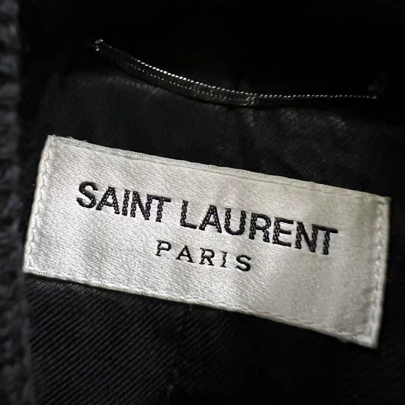Yves Saint Laurent Saint Laruent Black and white Teddy jacket 2502-Nextarrow Size US S / EU 44-46 / 1 - 3 Thumbnail