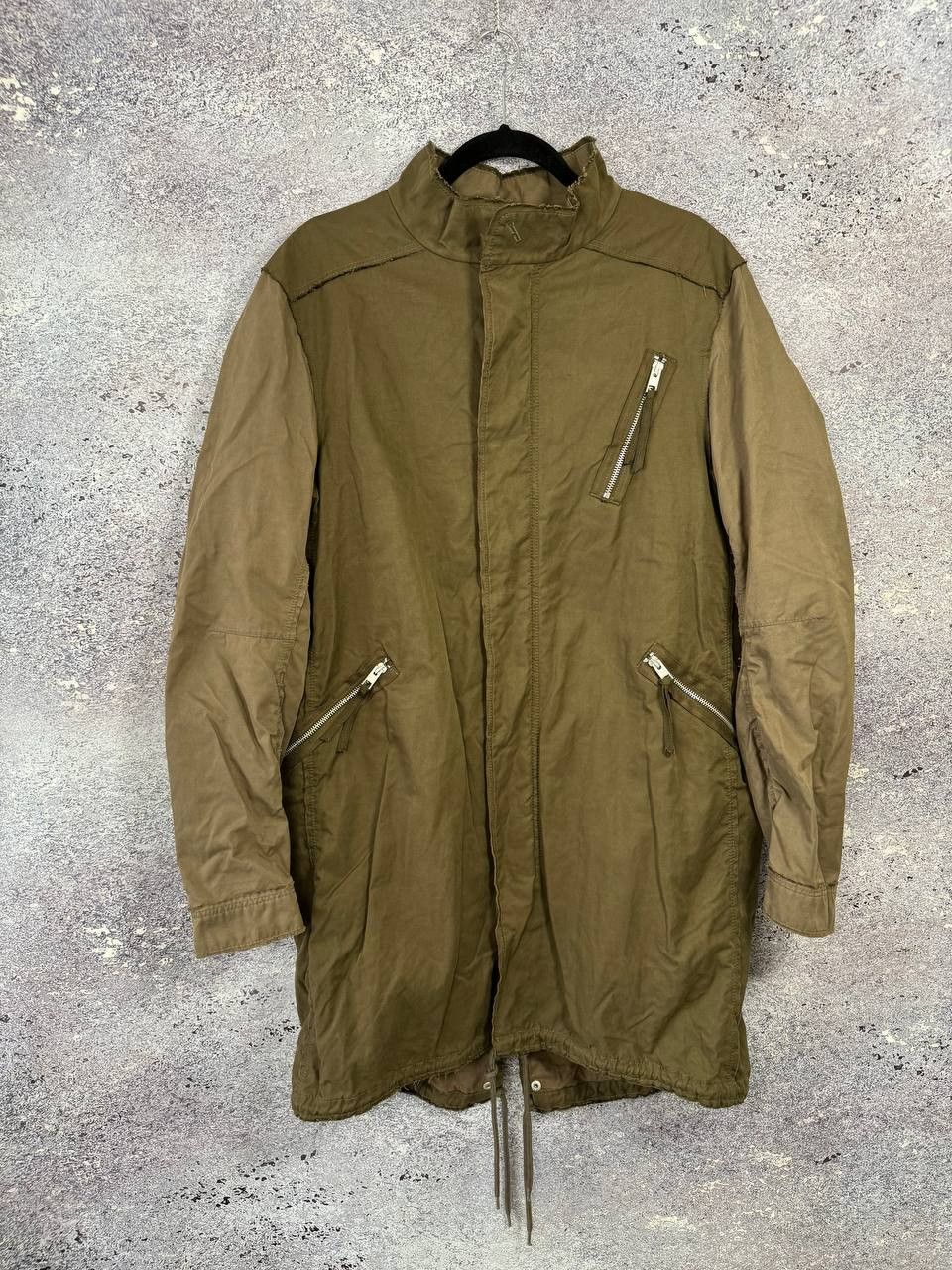 Allsaints AllSaints Green Utility Logan Jacket/Parka Japanese Cloth M Size US M / EU 48-50 / 2 - 1 Thumbnail
