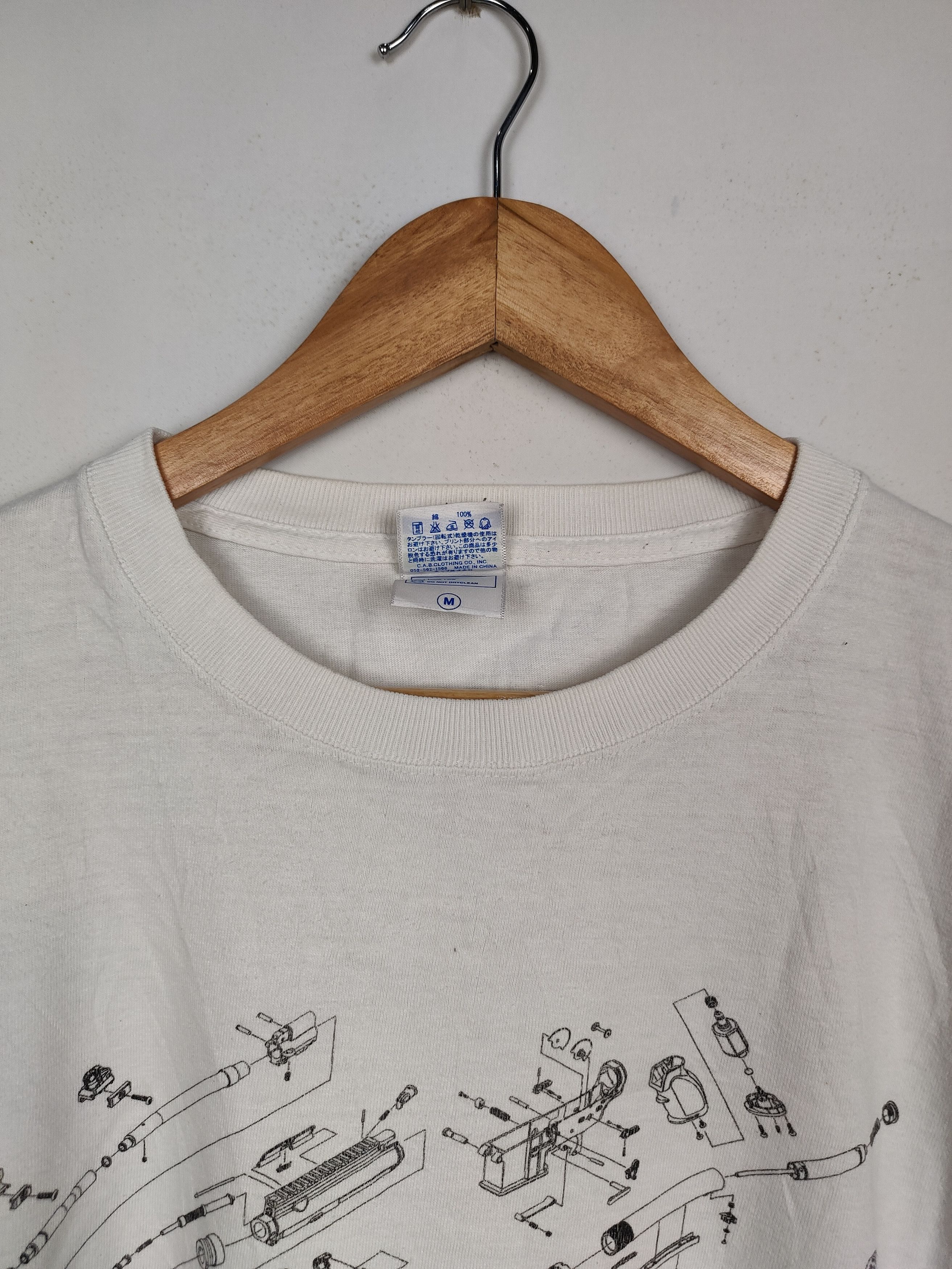 Japanese Brand HK416D gun Anatomi Shirt Size US M / EU 48-50 / 2 - 2 Thumbnail