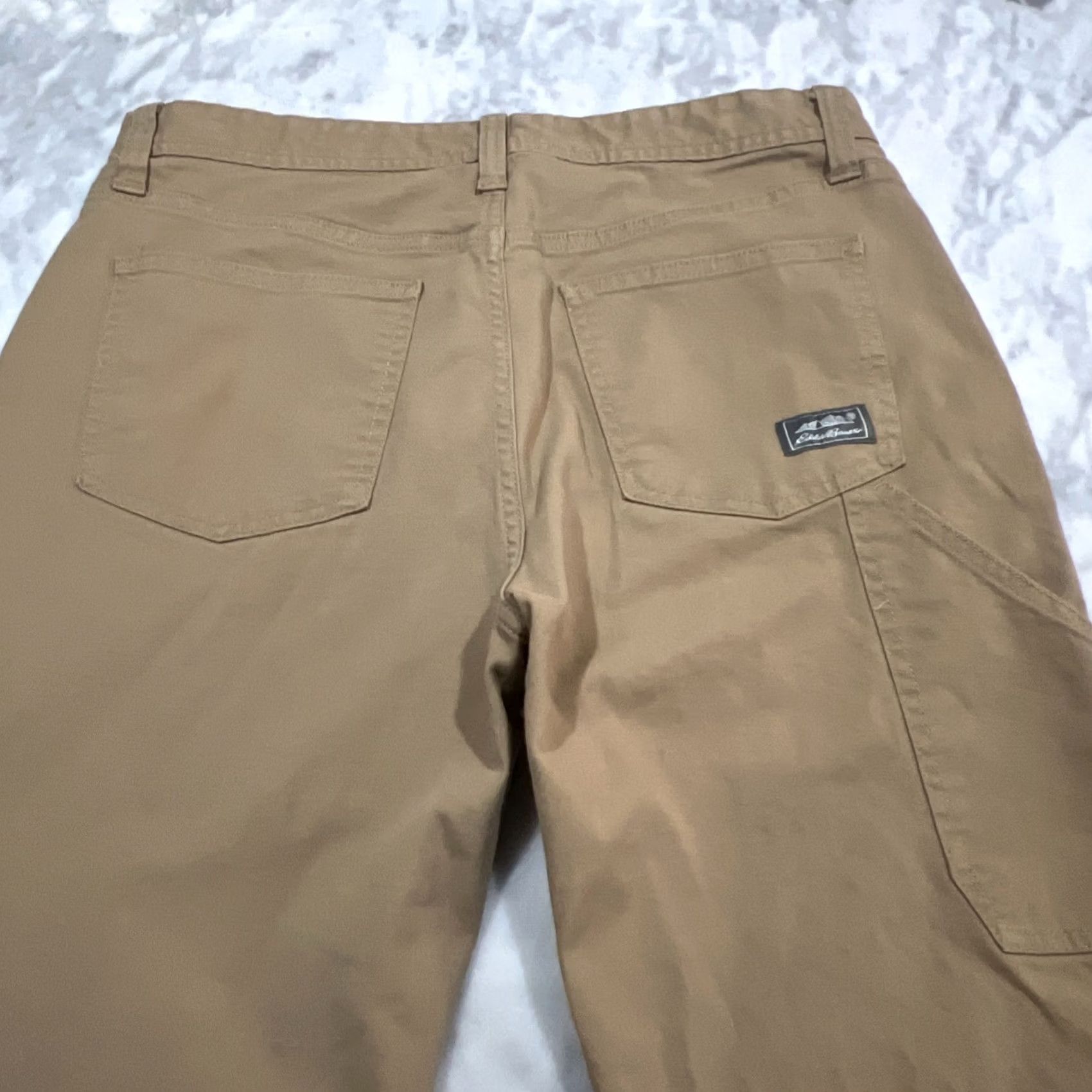 Eddie Bauer Eddie Bauer Canvas Utility Pant Men’s 32x32 Cotton Spandex Cargo 5-Pocket Straight Brown Regular Shirt? Size US 32 / EU 48 - 5 Thumbnail