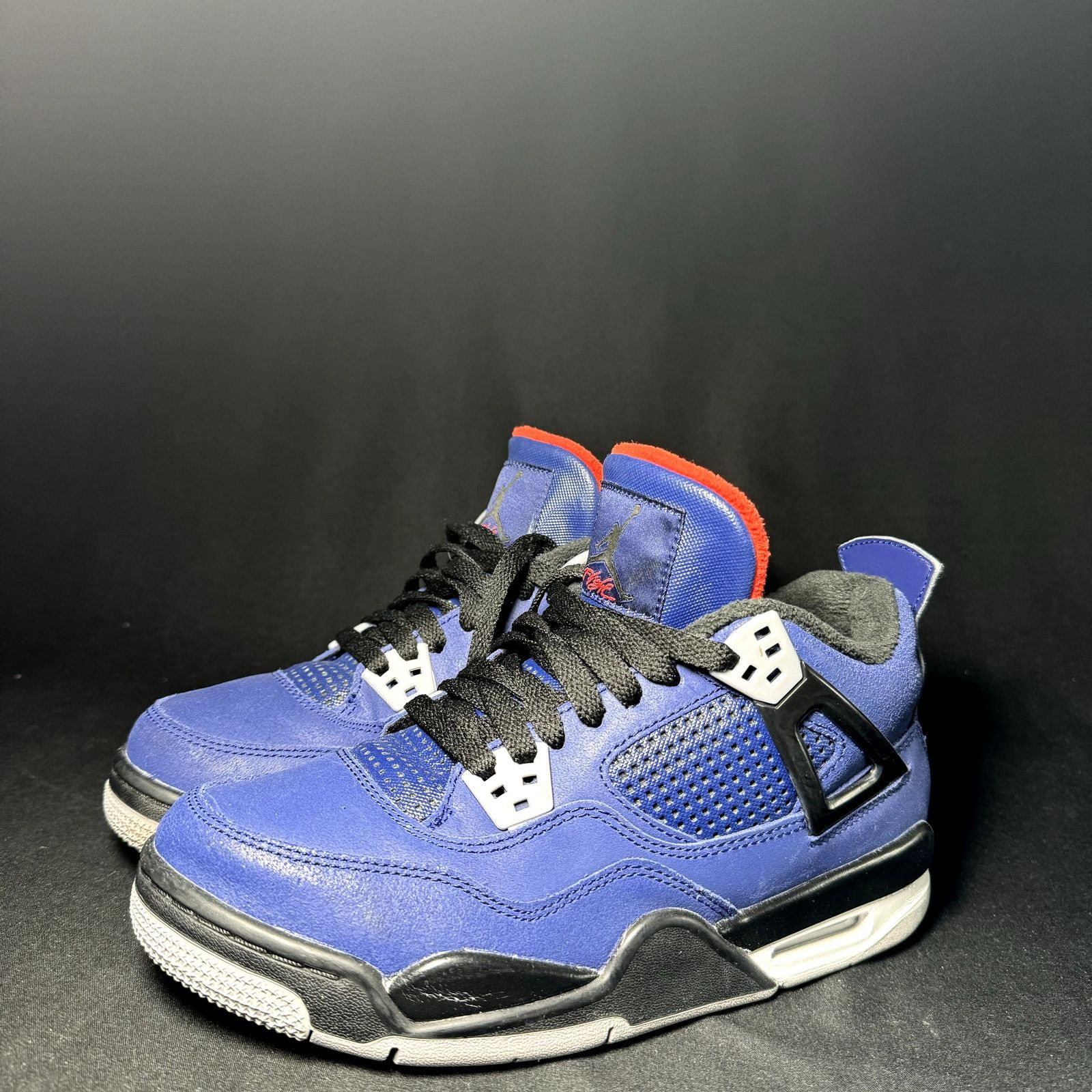 Jordan Brand × Nike Size 6.5 Nike Air Jordan 4 Retro Winter GS Loyal Blue Shoes Size US 6.5 / EU 39-40 - 8 Thumbnail