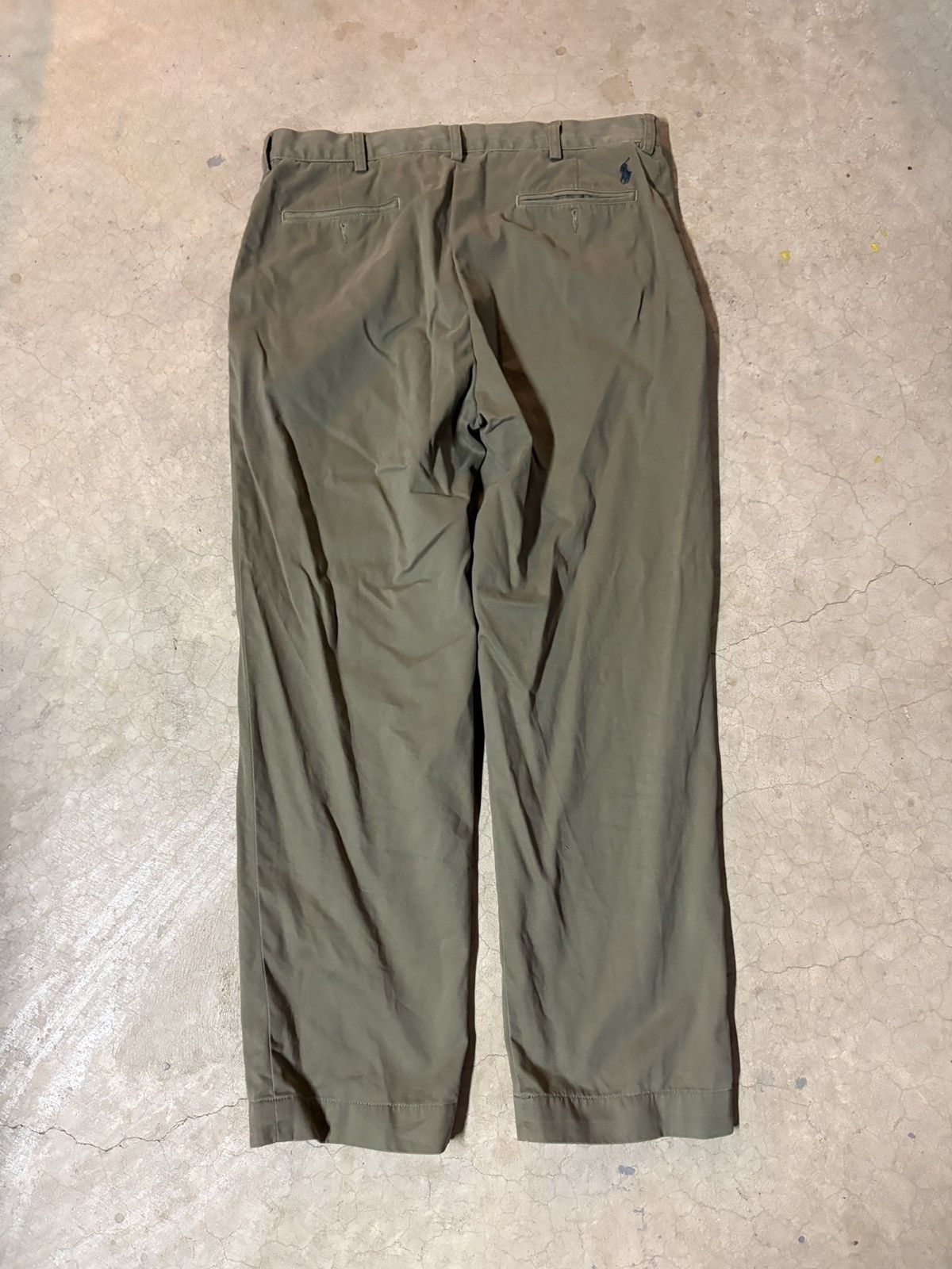 Polo Ralph Lauren VTG 90s Polo Ralph Lauren Prospect Cotton Pants Moss Green Size US 36 / EU 52 - 3 Thumbnail