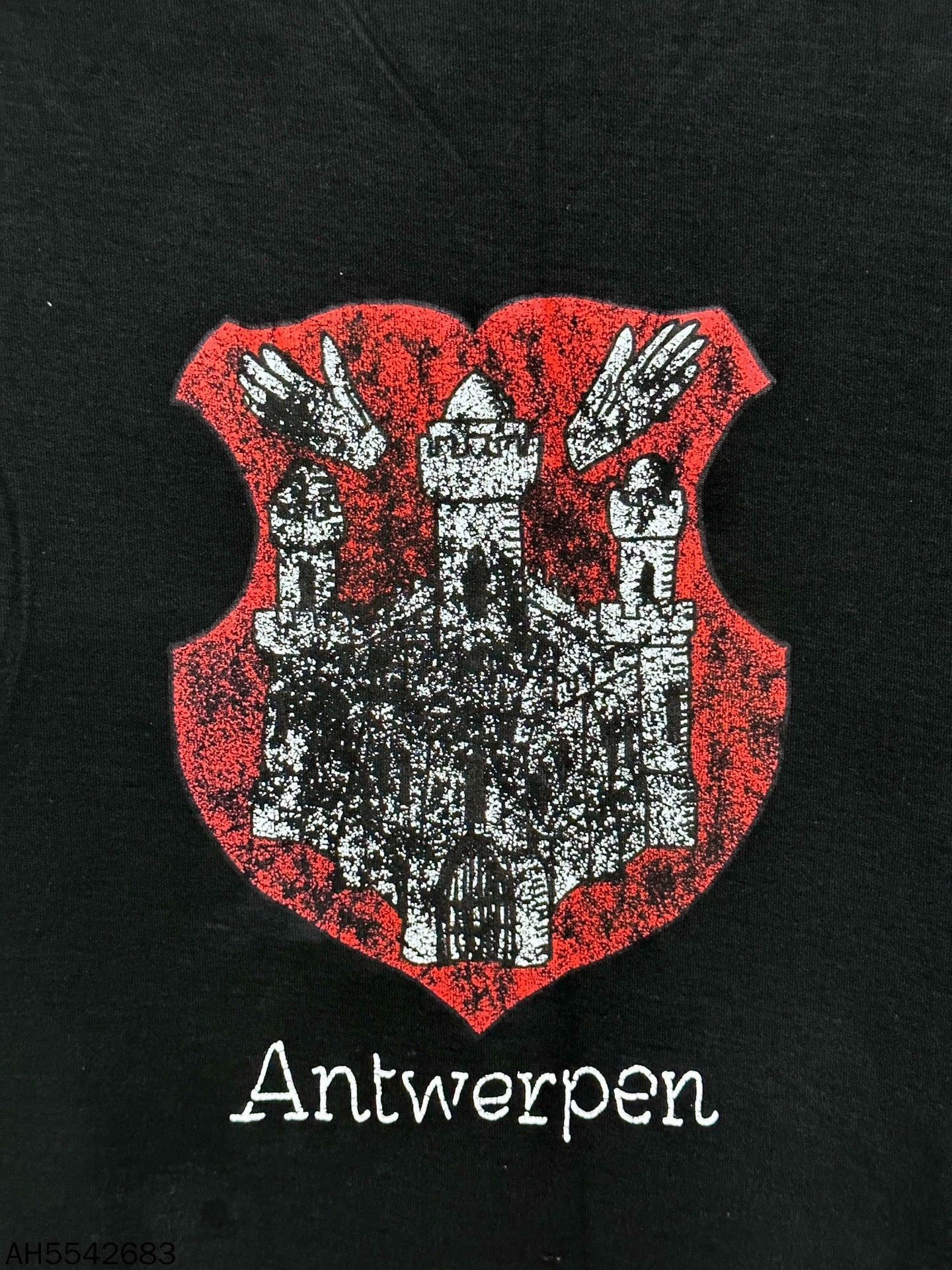 Balenciaga Balenciaga Balenciaga Vintage Castle Printed Short Sleeves Size US L / EU 52-54 / 3 - 6 Thumbnail
