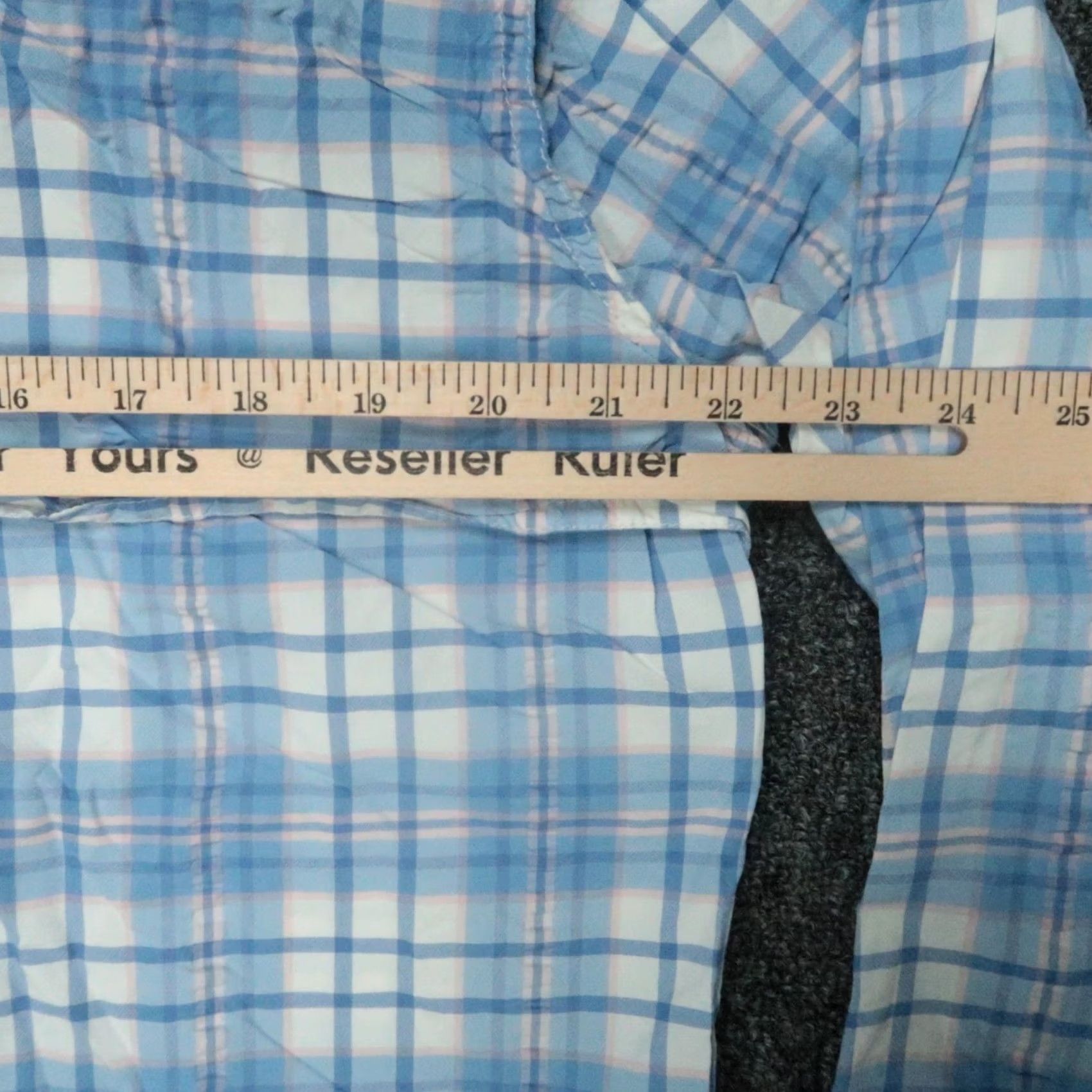 Vineyard Vines Vineyard Vines Shirt Mens Medium Blue Plaid Harbor Long Sleeve Button-Up Size US M / EU 48-50 / 2 - 7 Thumbnail