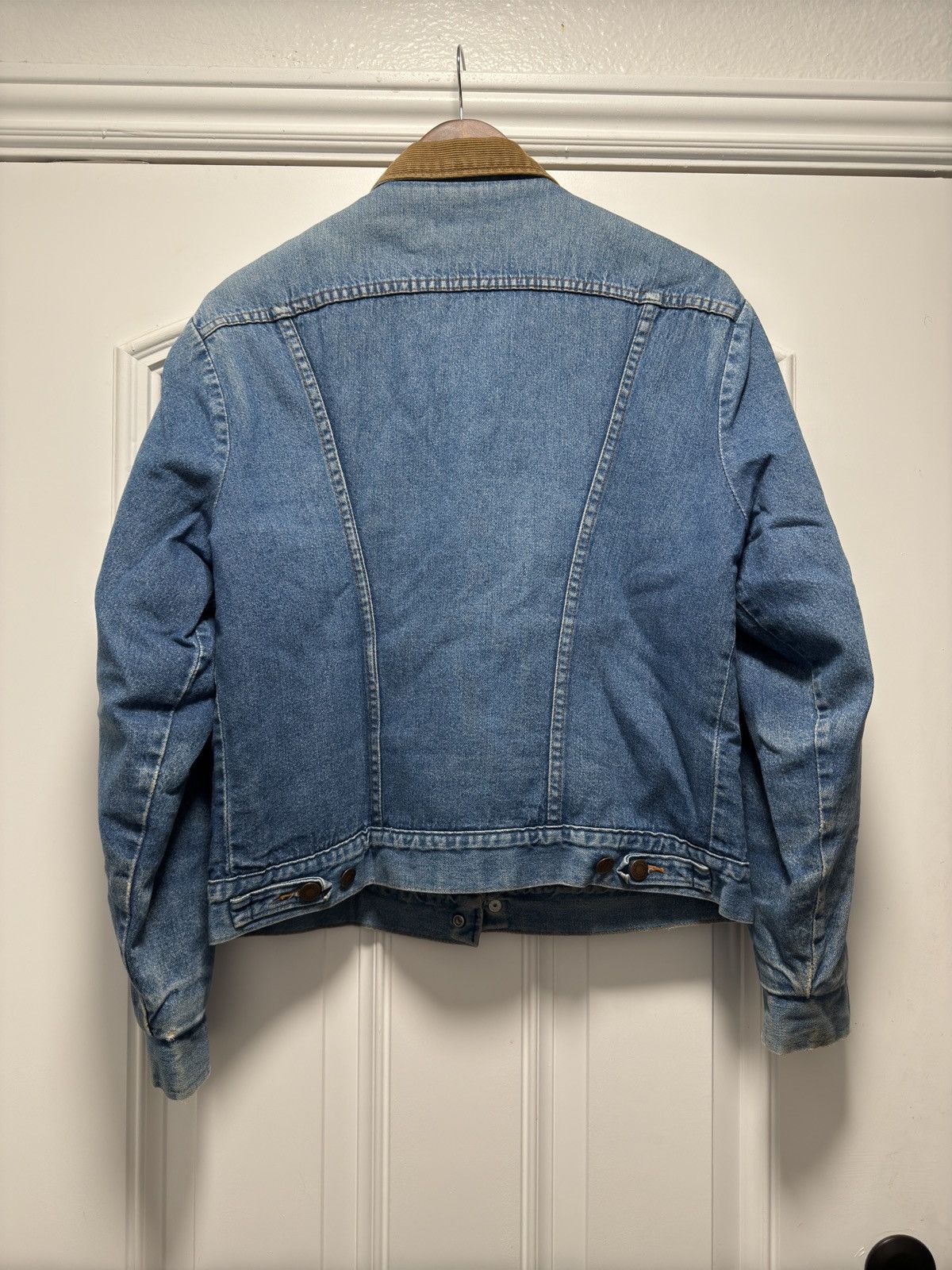 Vintage Faux Sherpa Denim Jacket Size US M / EU 48-50 / 2 - 2 Thumbnail
