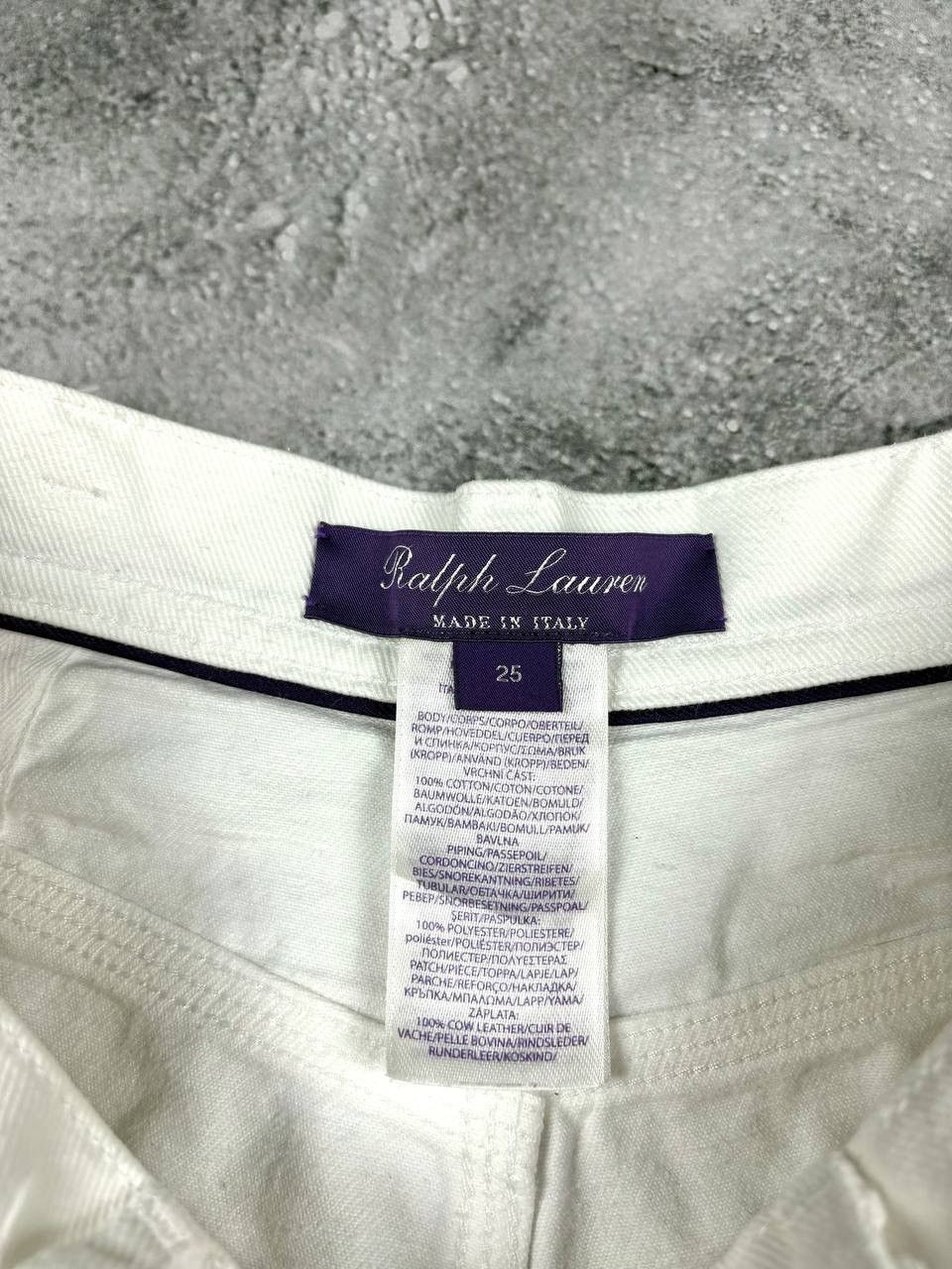 Japanese Brand Ralph Lauren Purple Label White Jeans Size 25 Made in Italy Size 25" / US 0 / IT 36 - 14 Thumbnail