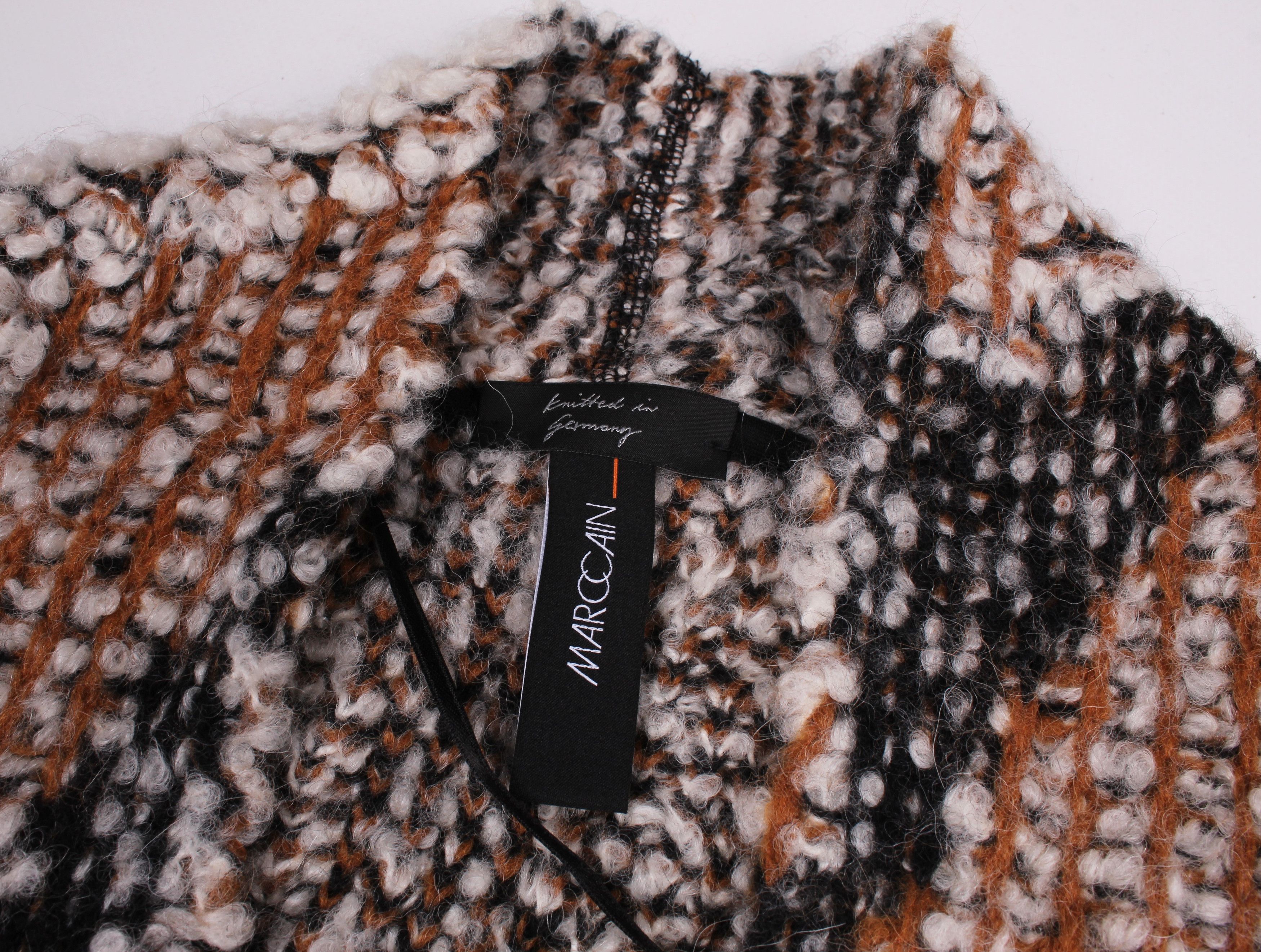 Other Marc Cain Alpaca Wool Blend Warm Poncho Open Coat Size M / US 6-8 / IT 42-44 - 7 Thumbnail