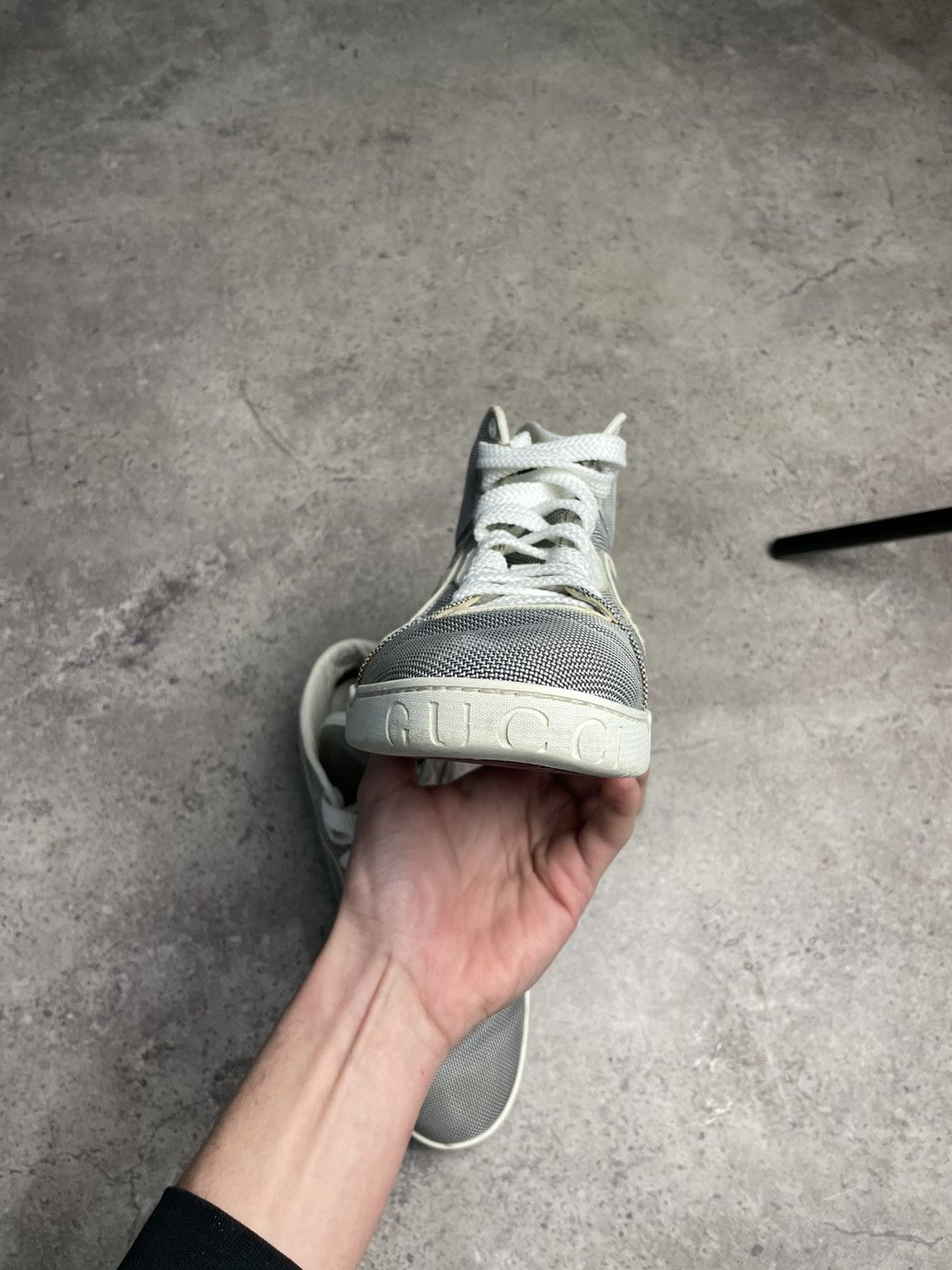 Gucci Gucci Gray High Top Sneakers Size US 8 / EU 41 - 5 Thumbnail