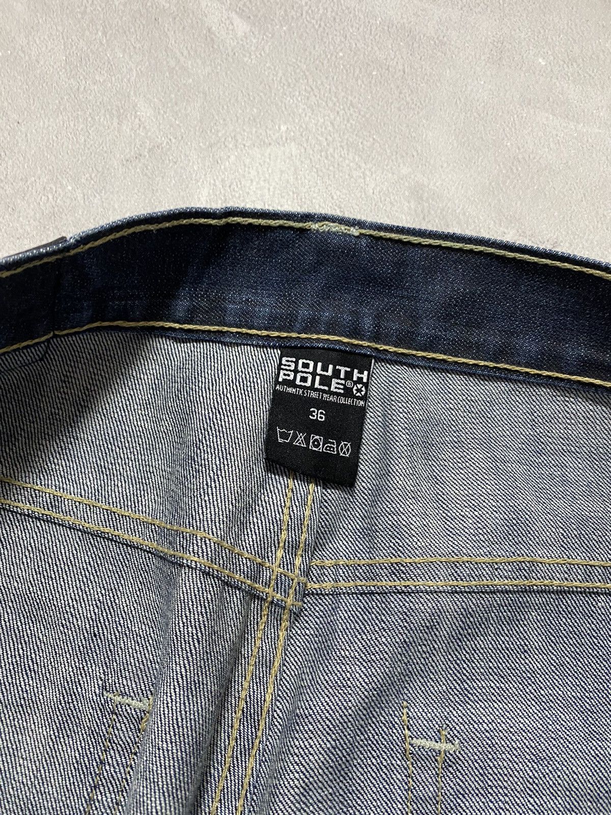 Southpole × Vintage Vintage Jeans Pants Southpole Baggy Skater Grunge Hip Hop Size US 36 / EU 52 - 10 Thumbnail