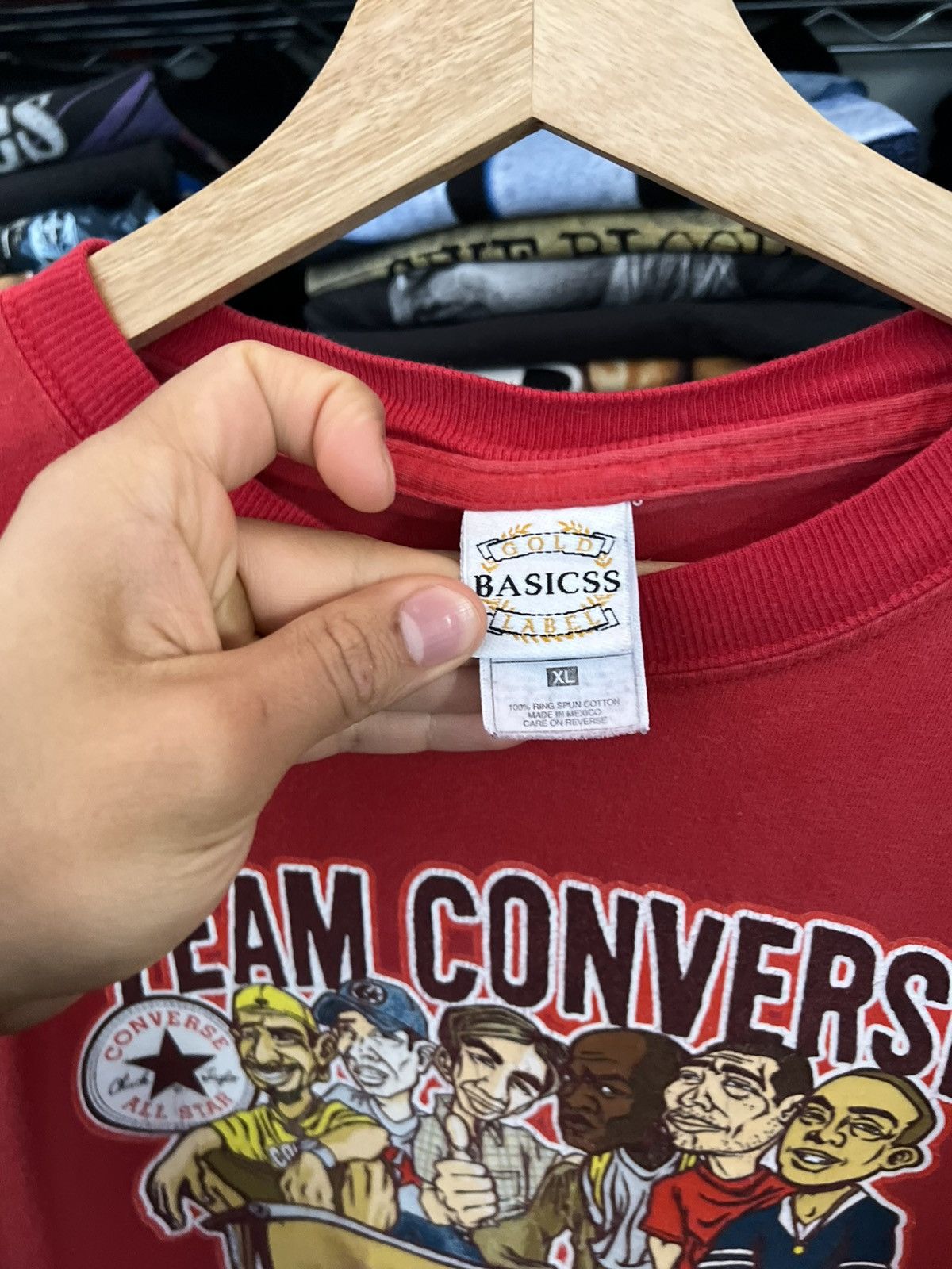 Converse 1999 Converse World Tour Skate Caricature Tee 90s Size US XL / EU 56 / 4 - 3 Thumbnail