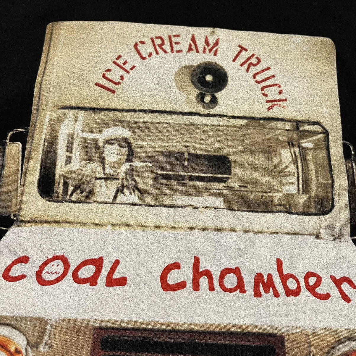 Band Tees Vintage 1997 Coal Chamber Band Ice Cream Big Truck Logo Tee Size US M / EU 48-50 / 2 - 7 Thumbnail