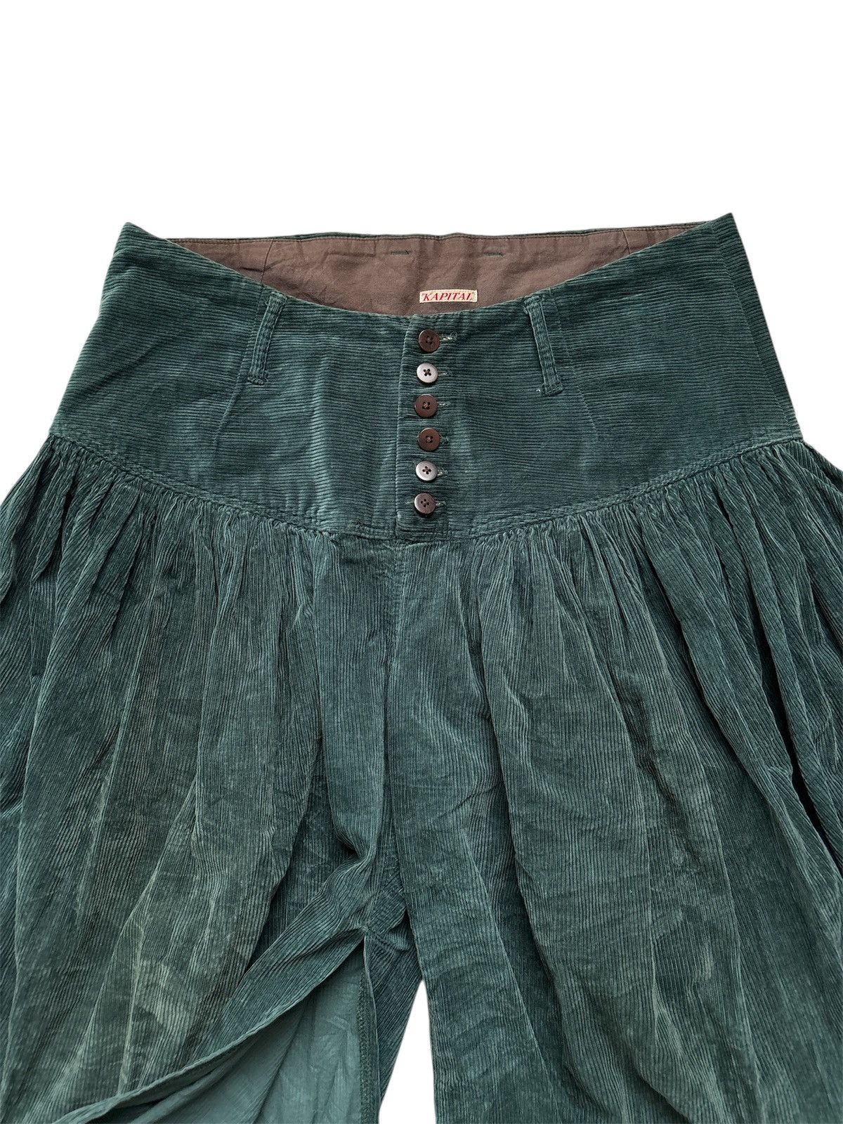 Kapital Pleated Wide Leg Balloon Pants Size US 30 / EU 46 - 4 Thumbnail