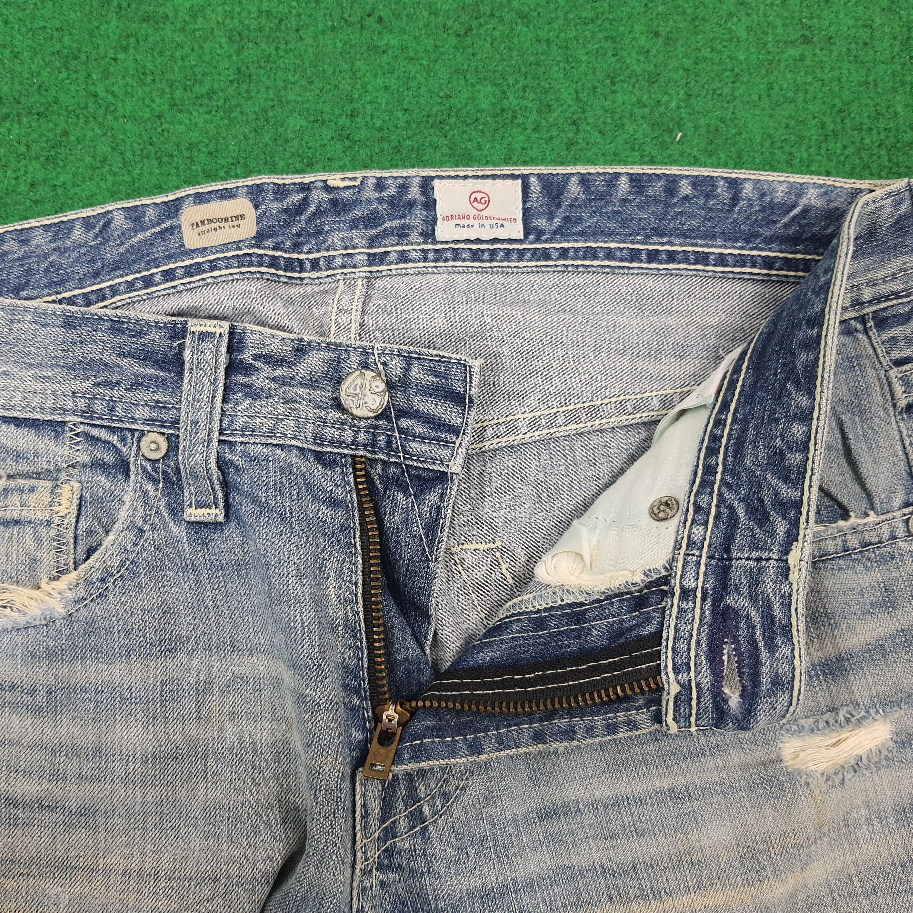 AG Adriano Goldschmied × Designer × Vintage Vintage AG Adriano Goldschmied Designer Denim Pants Size US 30 / EU 46 - 7 Thumbnail