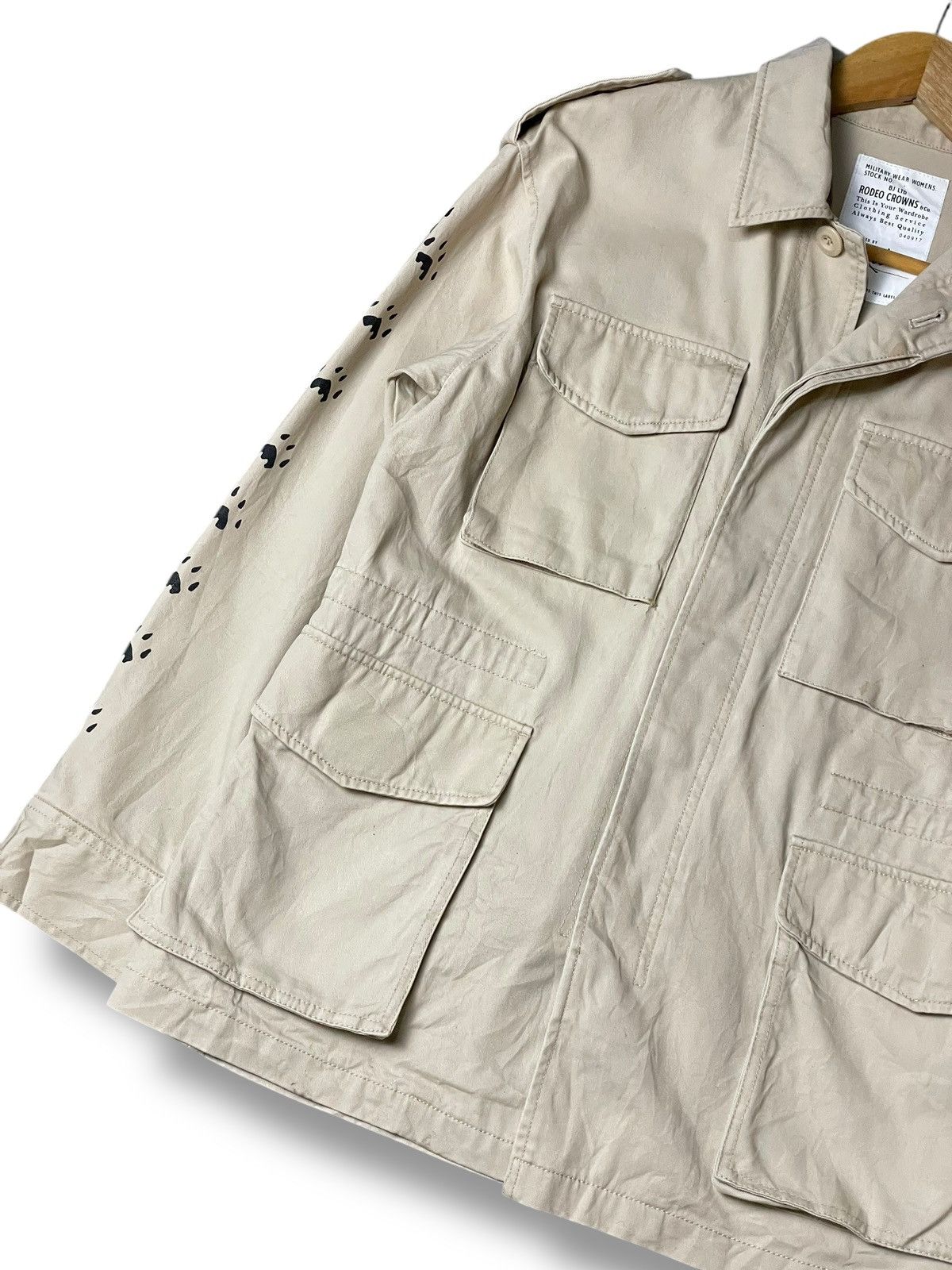 Japanese Brand × Seditionaries × Vintage Vintage RODEO CROWN Backprint Military Jacket (105) Size US XXS / EU 40 - 4 Thumbnail