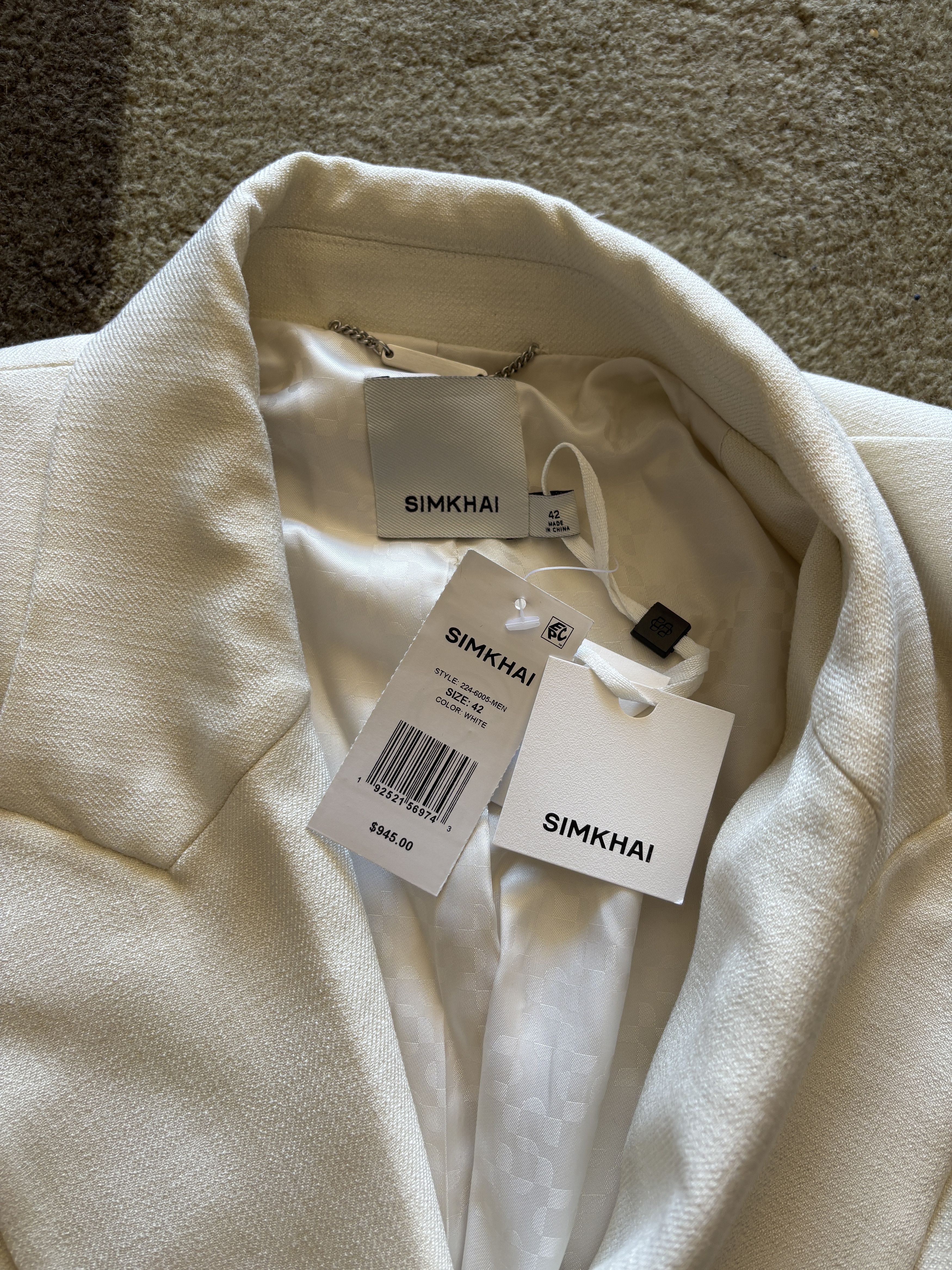 Simkhai Simkhai Mens Blazer Size 42R - 2 Thumbnail