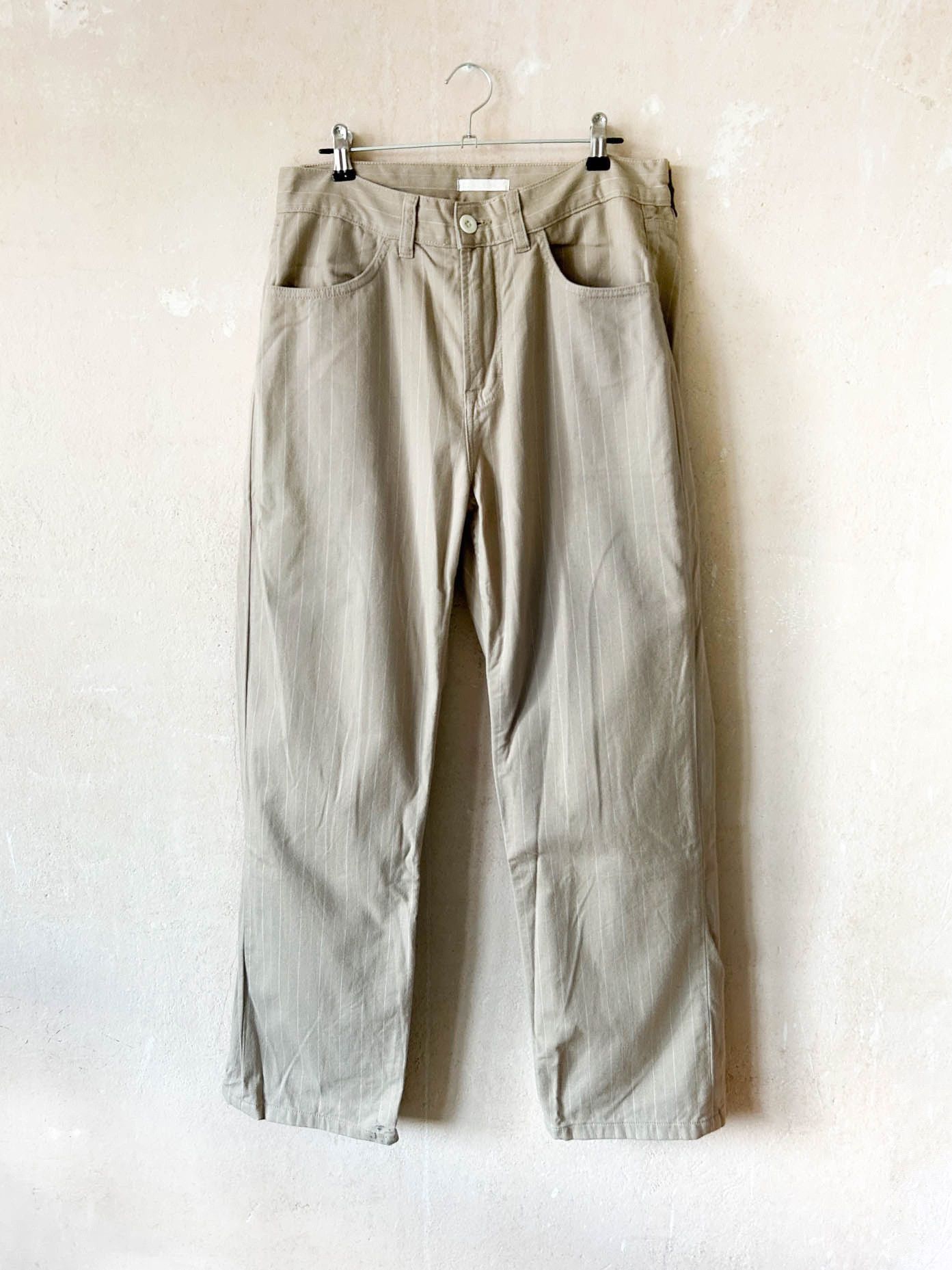 image of Our Legacy x Stussy Workshop Formal Cut Trousers in Beige, Men's (Size 28)