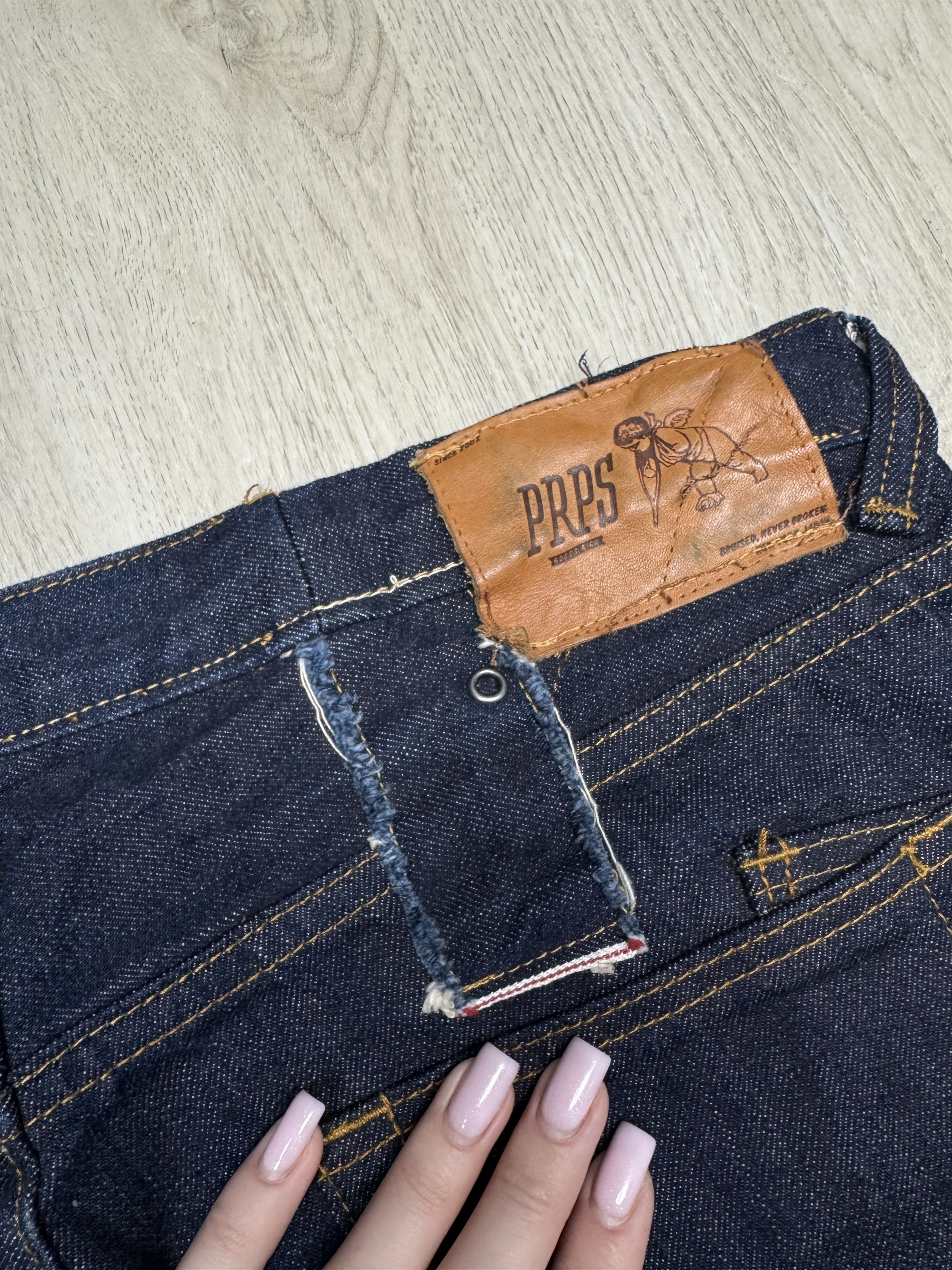 Prps PRPS Mens Japanese Salvage Denim Pants Jeans Size US 34 / EU 50 - 8 Thumbnail
