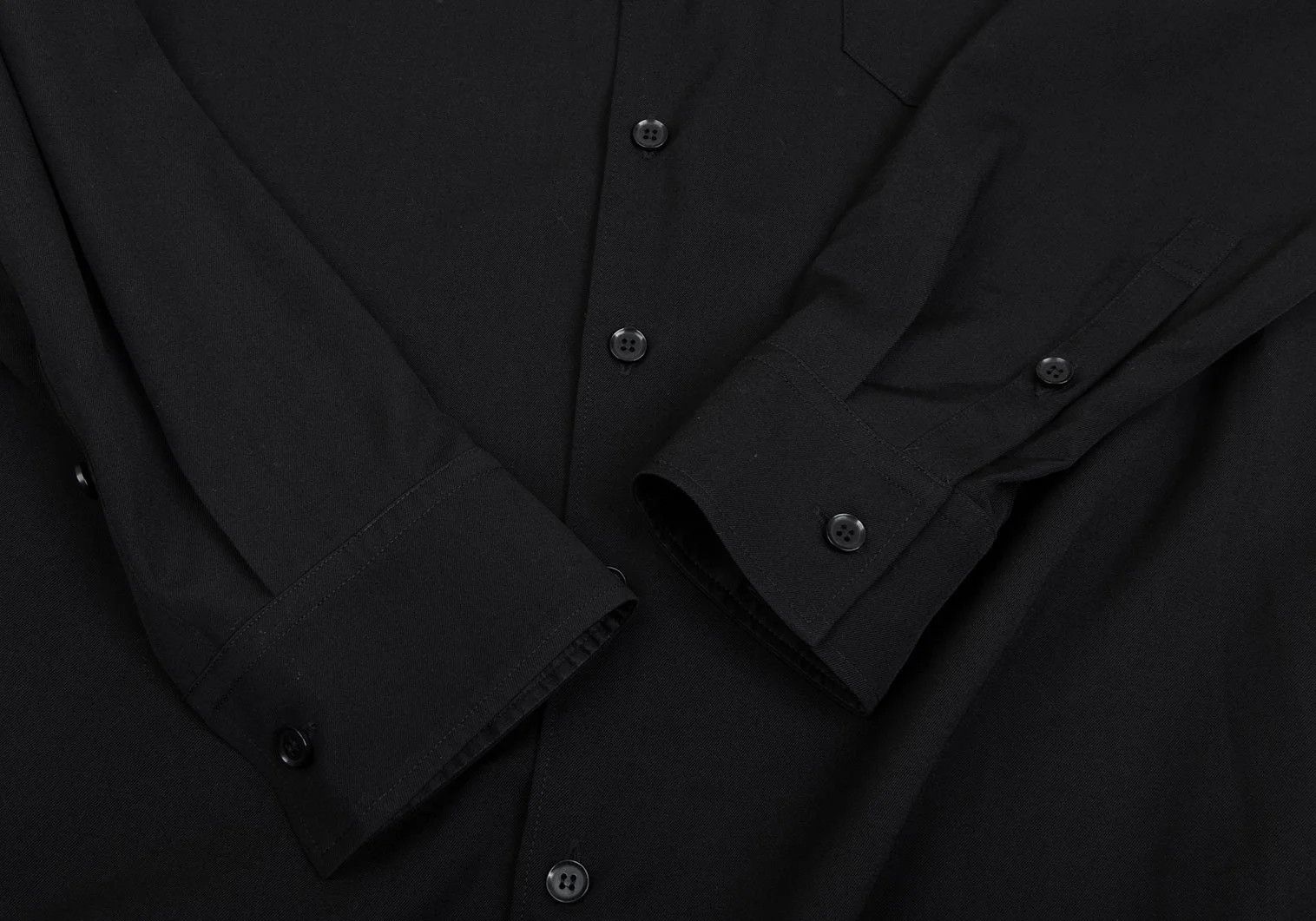 Yohji Yamamoto Yohji Yamamoto Wool Gabardine Long Shirt Size US L / EU 52-54 / 3 - 8 Thumbnail