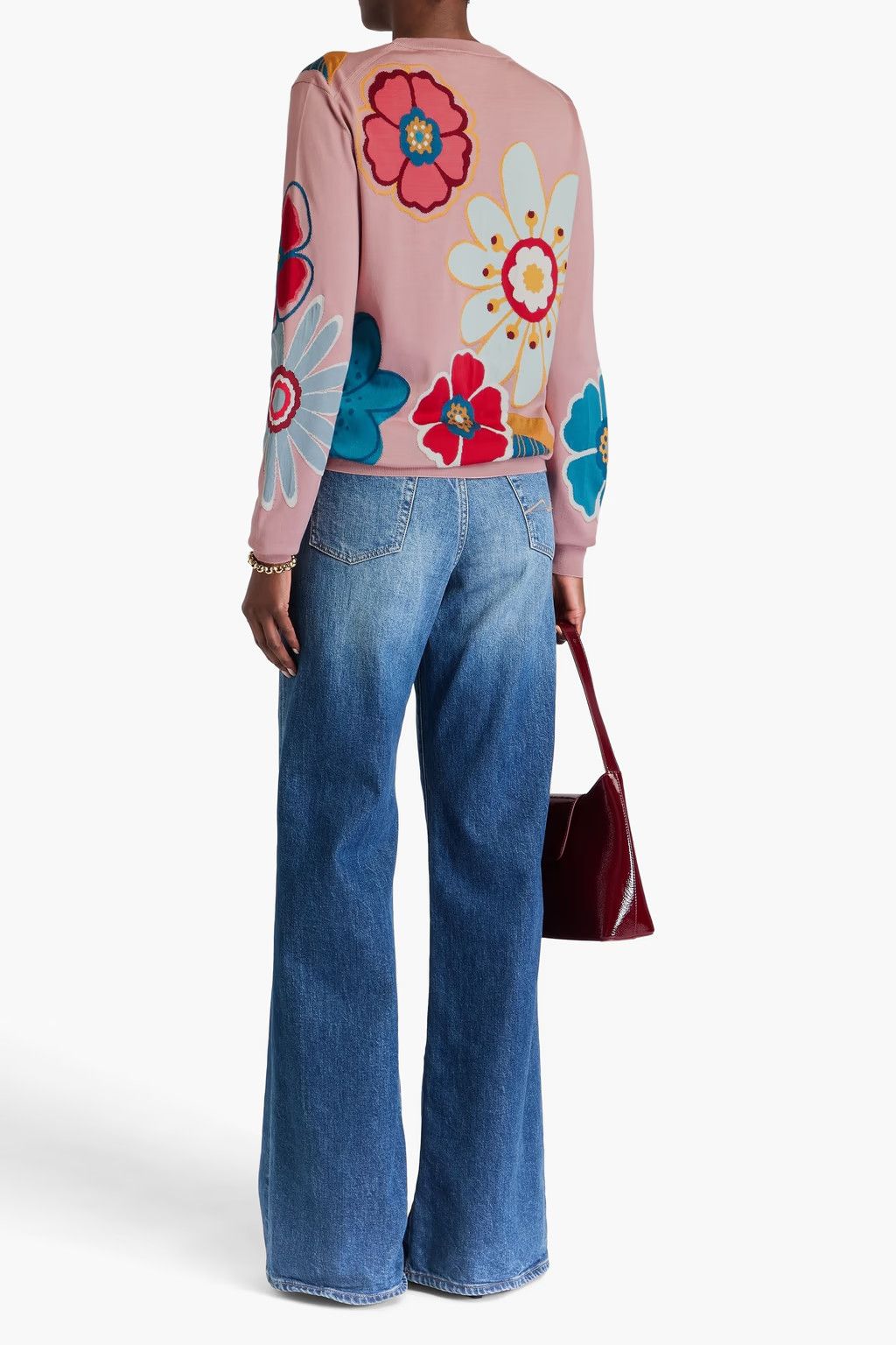 Dolce & Gabbana o1y0925 Floral-Print Sweater in Multicolor Size XS / US 0-2 / IT 36-38 - 3 Thumbnail