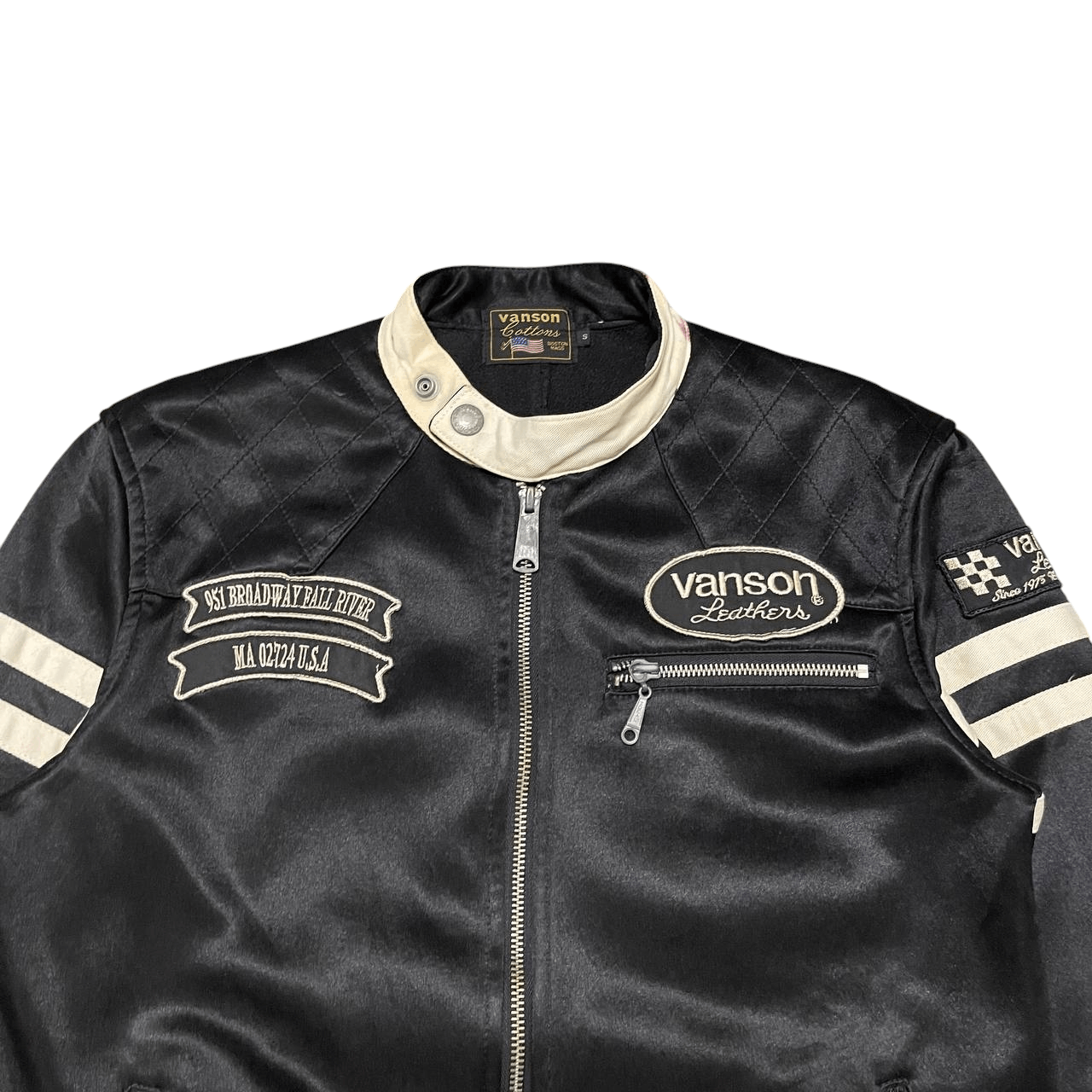 Vanson Leathers Vintage Vanson Leathers Motorcycle Jacket Size US S / EU 44-46 / 1 - 8 Thumbnail