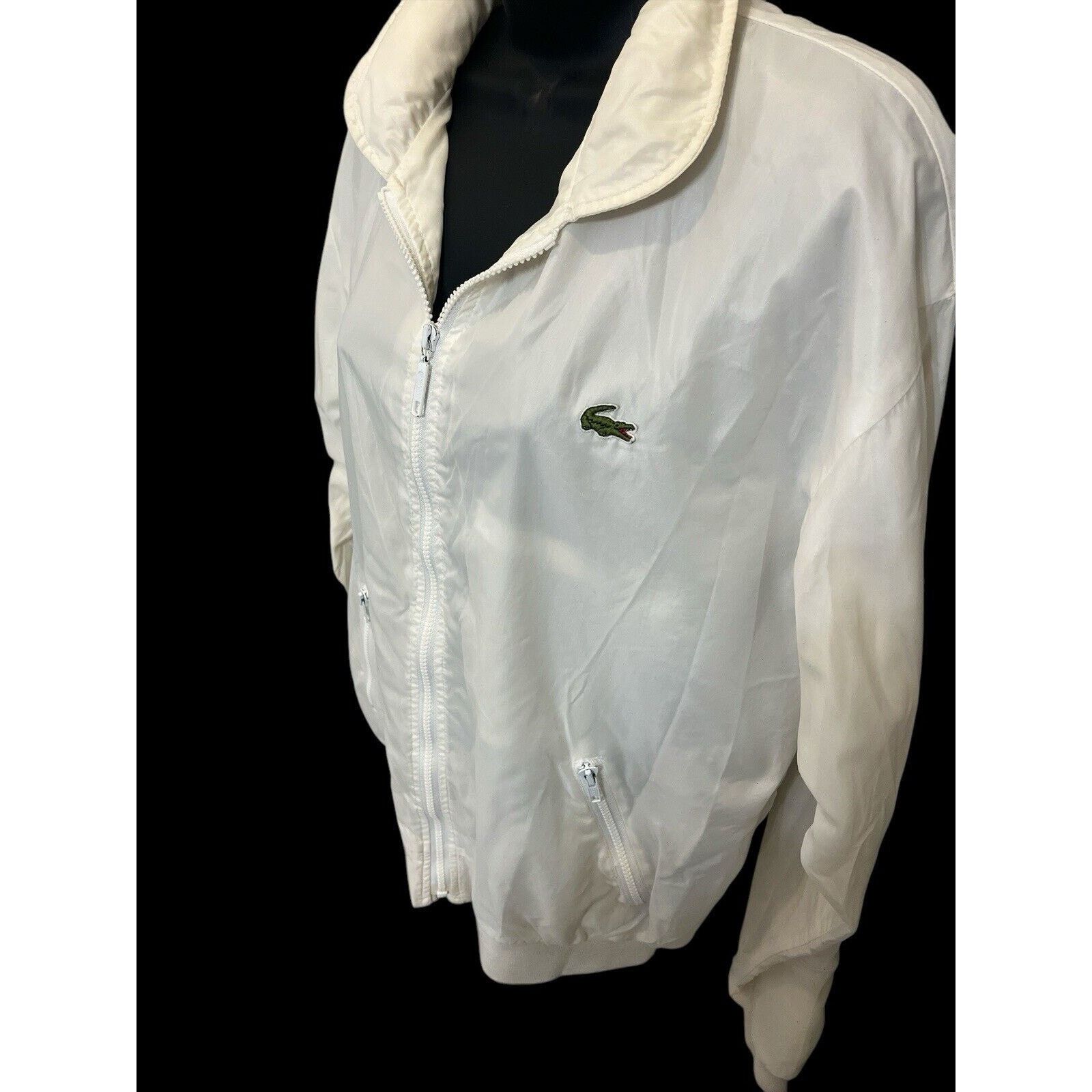 Lacoste White Lactoste Club Wind Breaker: large Size US L / EU 52-54 / 3 - 2 Thumbnail