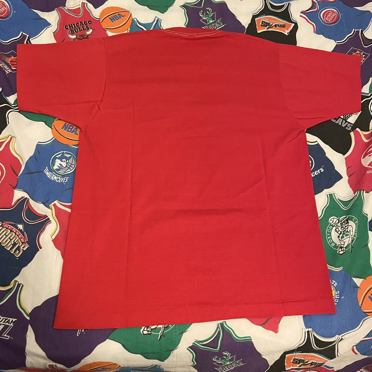 NBA × Salem Sportswear × Vintage Vintage 1988 NBA Michael Jordan MVP Chicago Bulls Tee Size US L / EU 52-54 / 3 - 2 Thumbnail