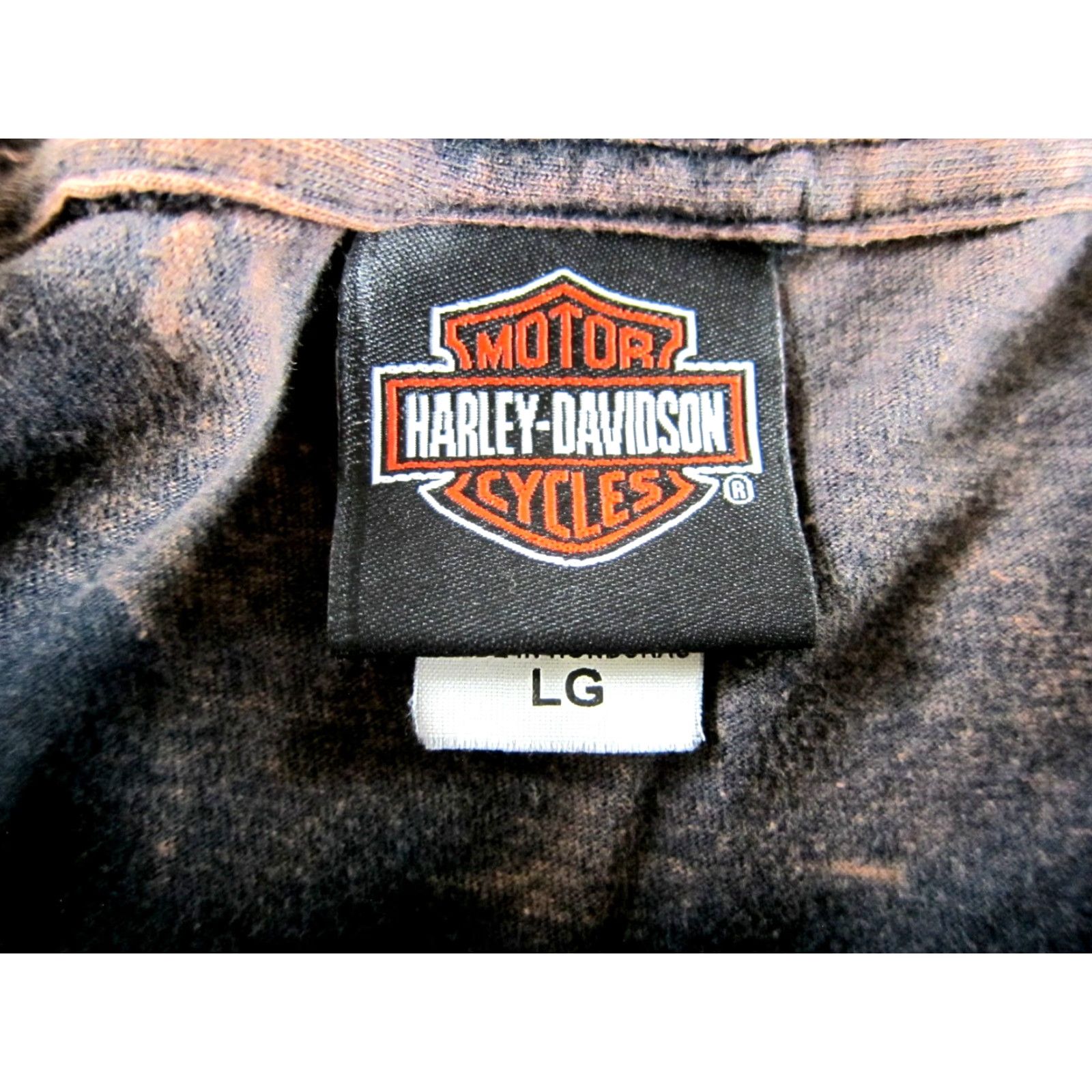 Harley Davidson VINTAGE Harley-Davidson Bruce Rossmeyer Stacking The Deck Daytona Beach T-Shirt Men L Brown 100% cotton Graphic Print Short Sleeve Crew Neck 80s 90s Size US L / EU 52-54 / 3 - 3 Thumbnail