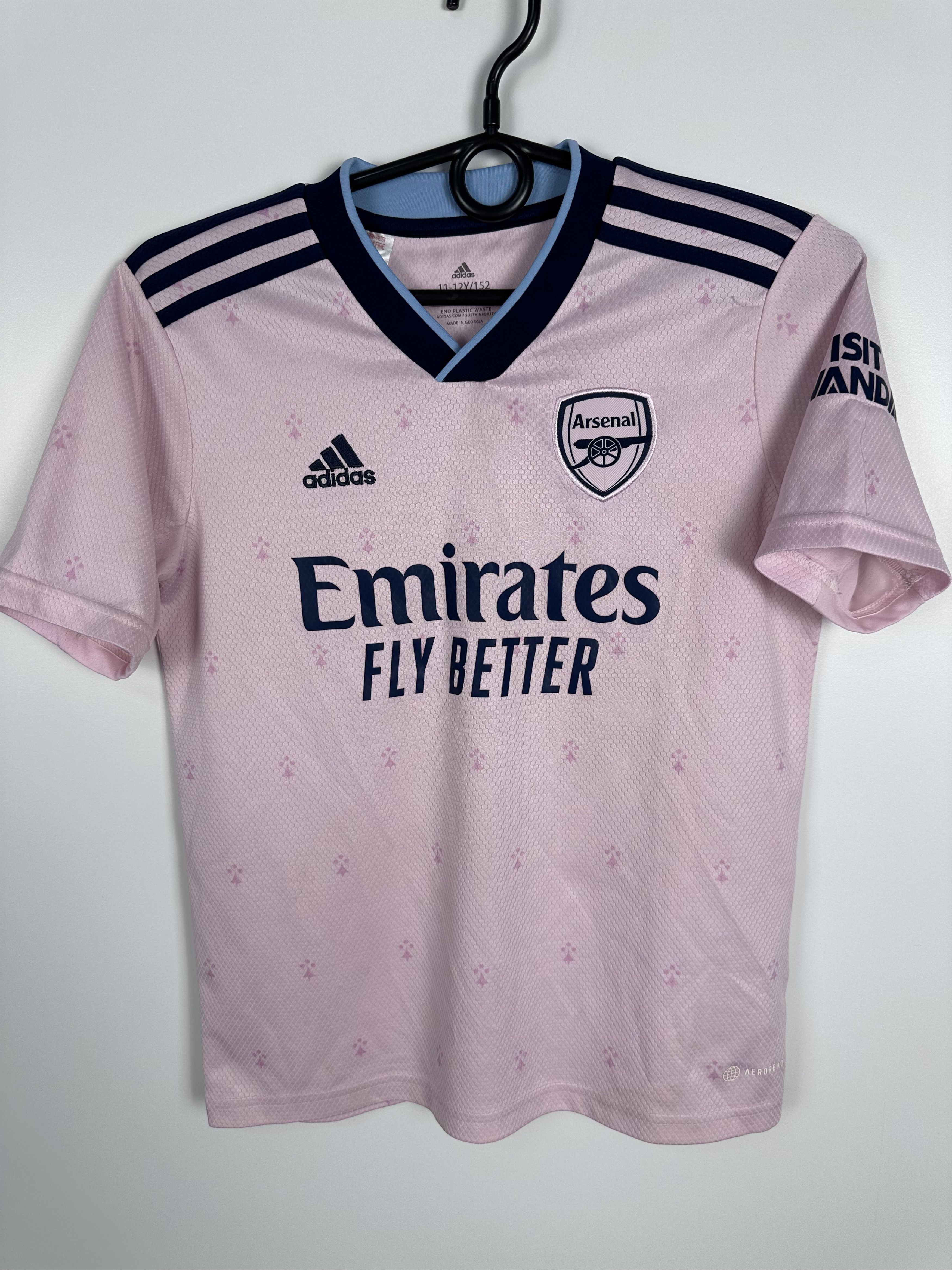 Adidas ARSENAL LONDON 2022 Football Shirt Soccer Jersey Youth M Size US XXS / EU 40 - 1 Thumbnail