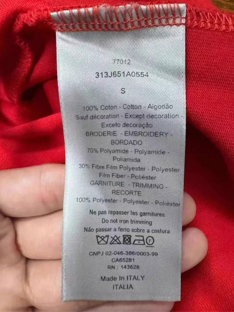 Dior Red Dior Rabbit Year Limited Edition T-2505 Size US S / EU 44-46 / 1 - 5 Thumbnail