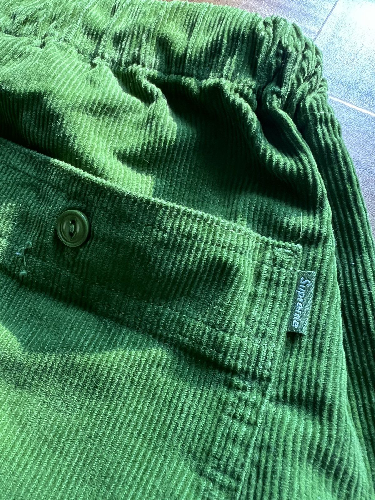 Supreme Supreme Green Corduroy Skate Pant FW19 Size US 28 / EU 44 - 4 Thumbnail