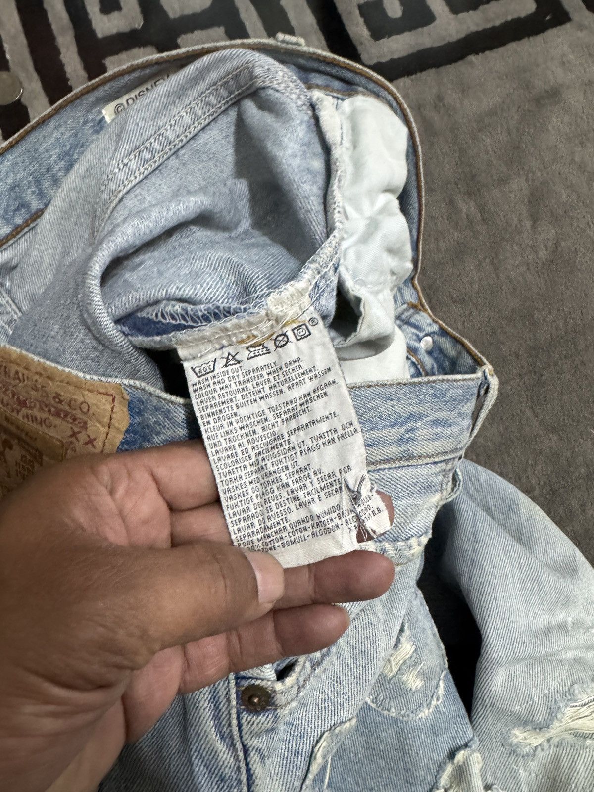 Levi's Made & Crafted Vintage Levis 501 x Disney Death Valley Jeans Size US 32 / EU 48 - 5 Thumbnail