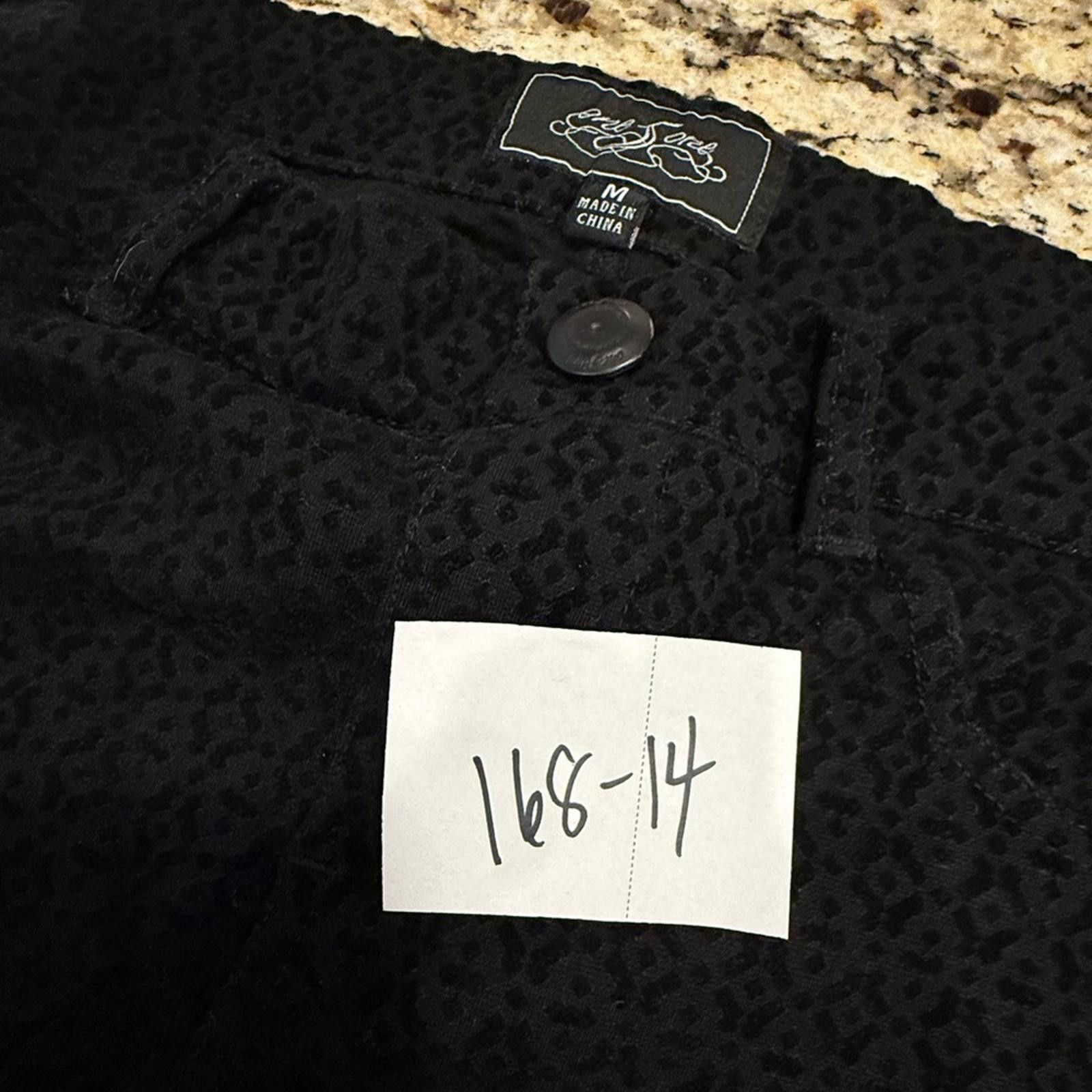 Other One Sone black textured jacquard ankle leggings SZ M Size 32" / US 10 / IT 46 - 10 Thumbnail