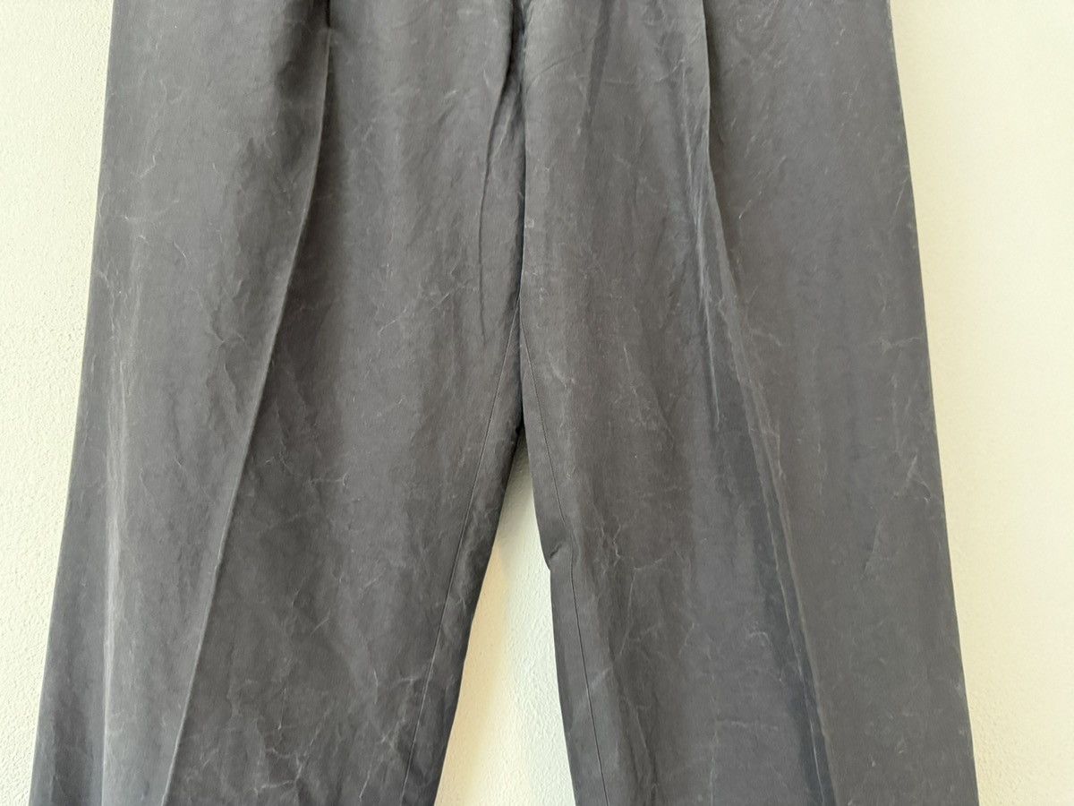 Prada Charcoal Grey Pleated Pants in 100% Silk Size US 36 / EU 52 - 4 Thumbnail