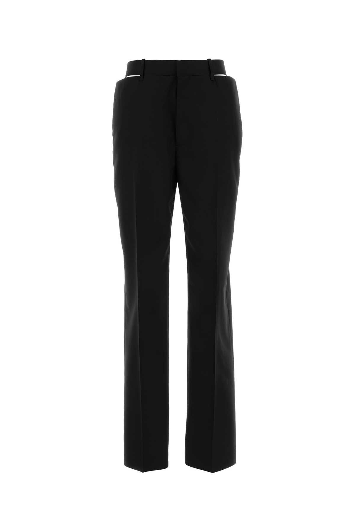 Jil Sander Black Wool Pant Size 28" / US 6 / IT 42 - 1 Thumbnail
