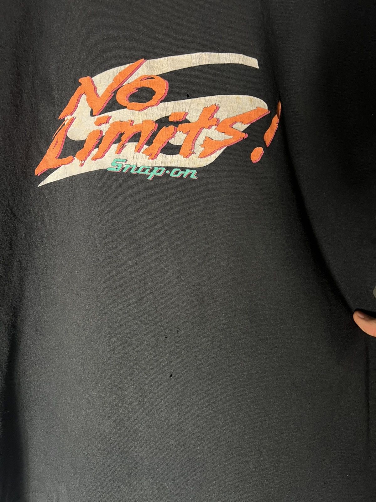 Band Tees VINTAGE NO LIMITS SNAP-ON ROCK T-SHIRT METAL RETRO Y2K 90s Size US L / EU 52-54 / 3 - 8 Thumbnail