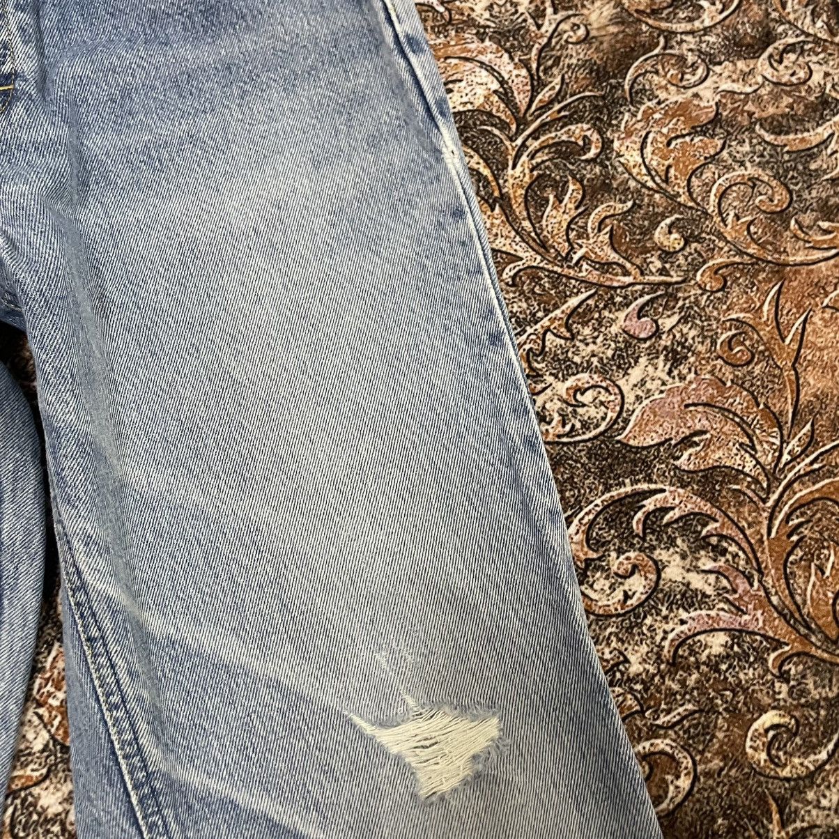 Lee 🔥Vintage Lee Riders Stoned Washed Ripped Distress Denim Size US 30 / EU 46 - 8 Thumbnail